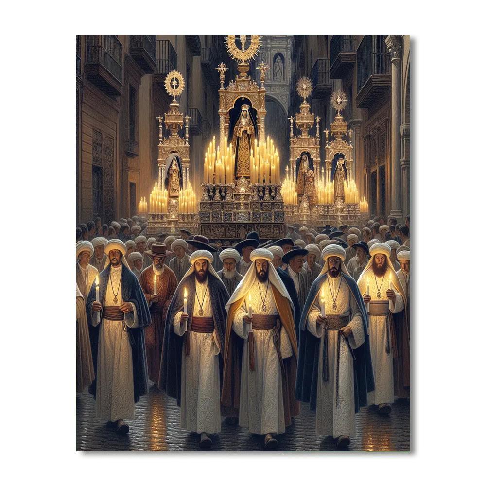 Settimana Santa - Seville Paint By Numbers Art