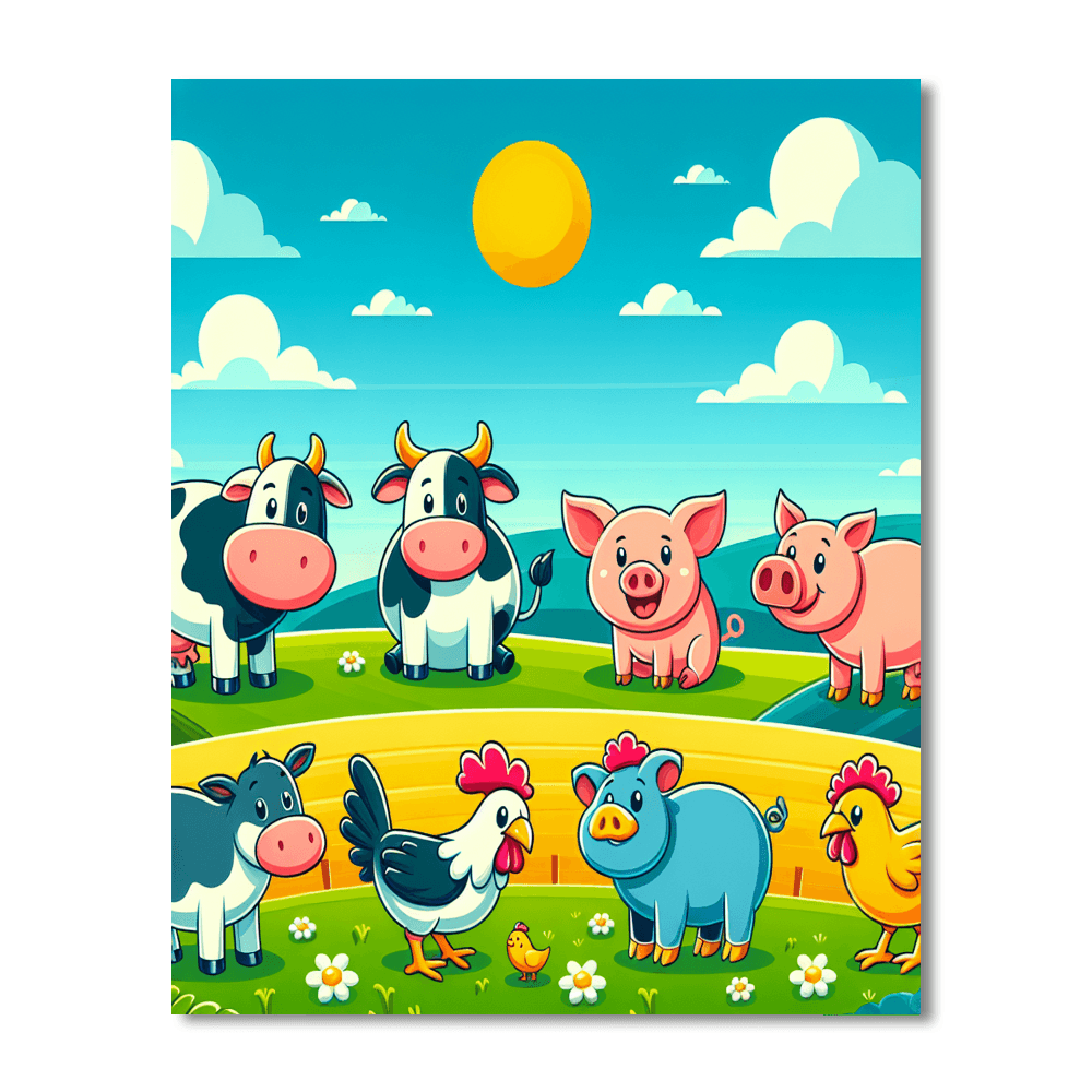 Adventurous Farm Life Paint By Number
