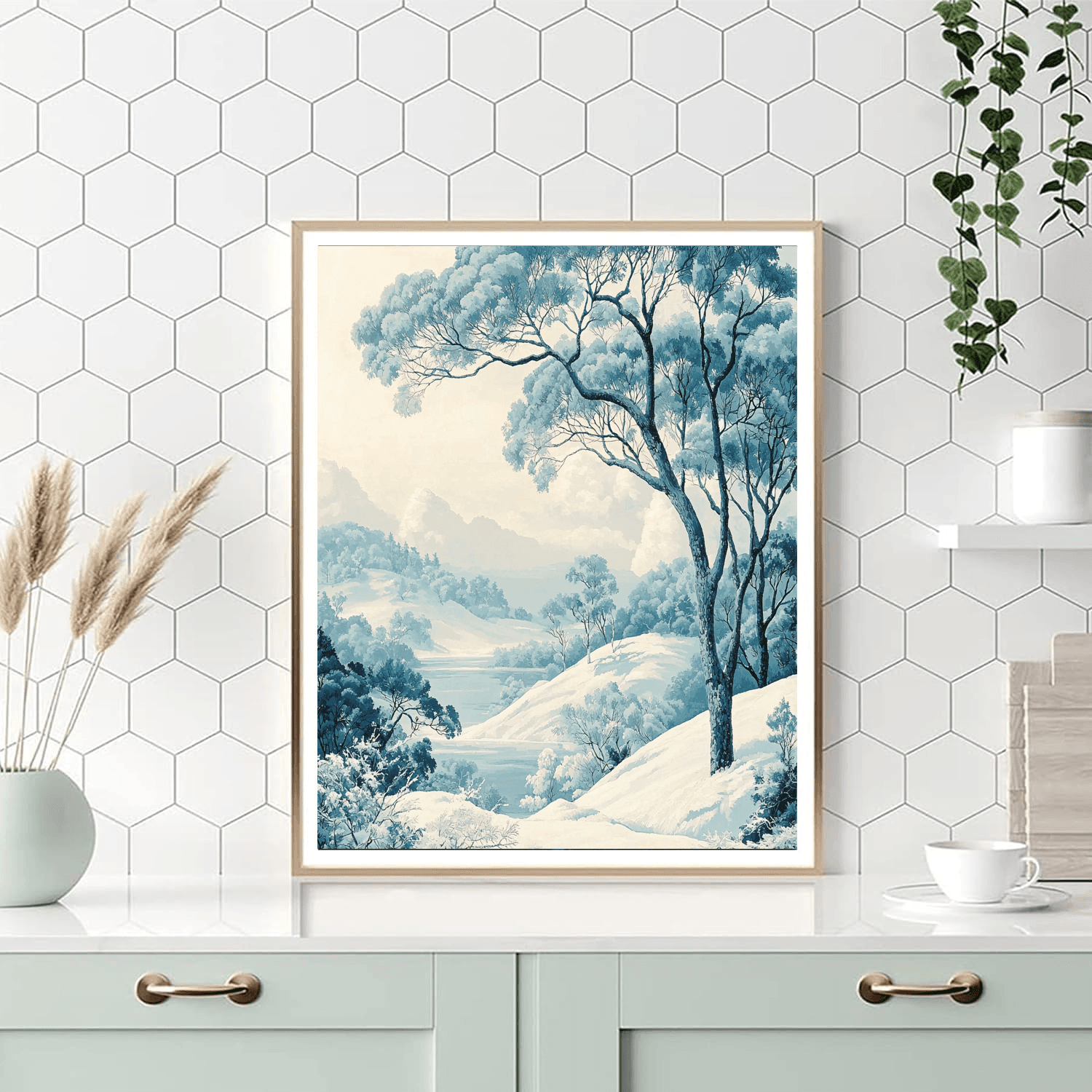 Friedrich Inspired Frosty Landscapes  DIY Paint By Numbers