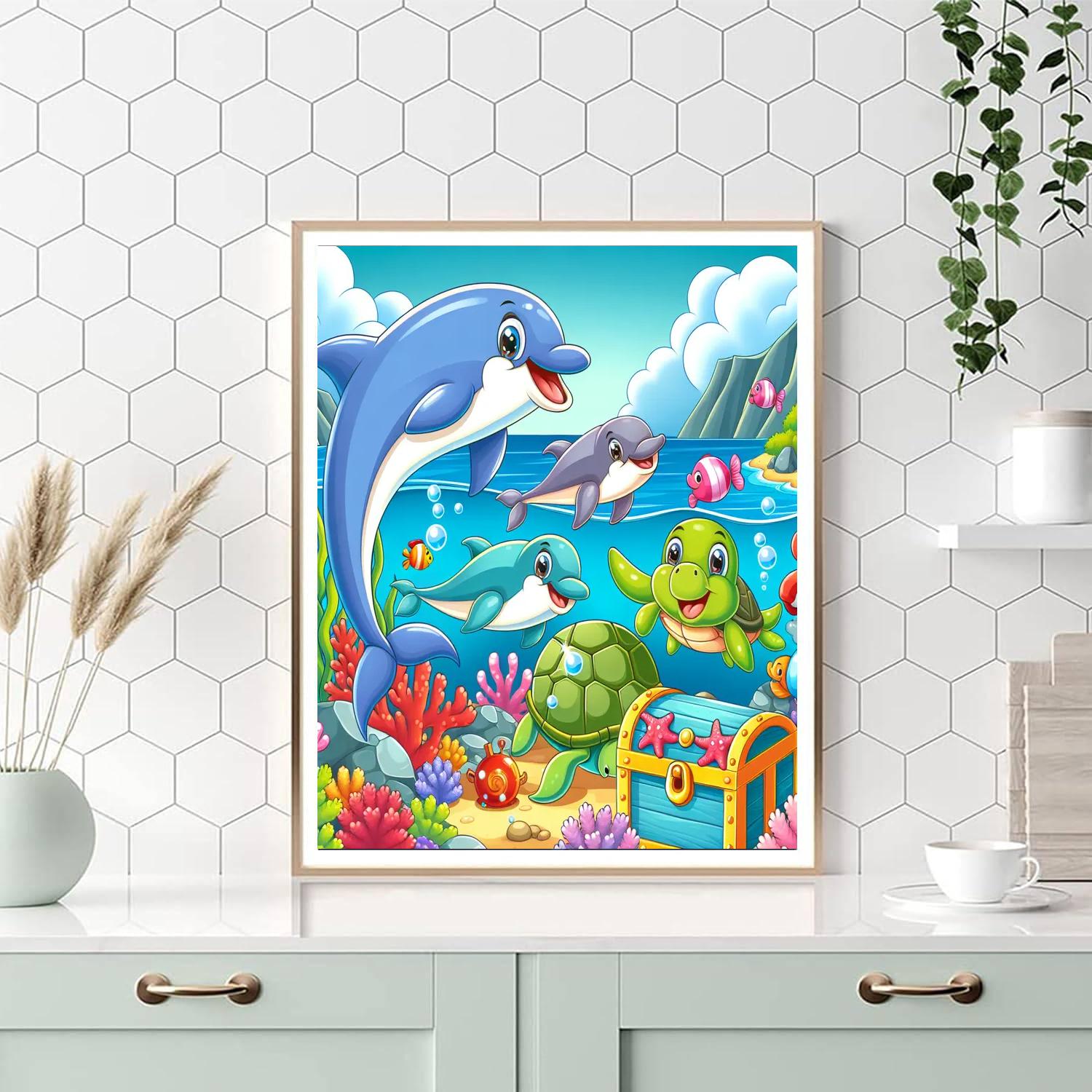 Aqua Adventure Number Painting