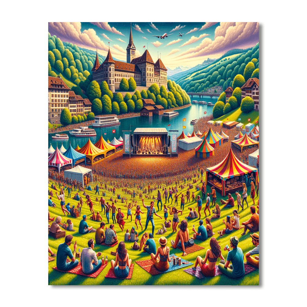 Gurtenfestival - Switzerland DIY Paint By Numbers