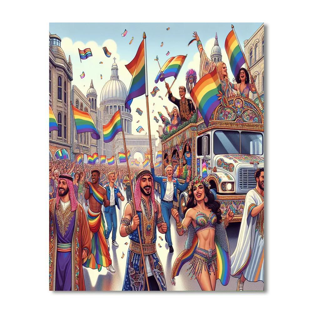 Montreal Pride Paint By Numbers Art