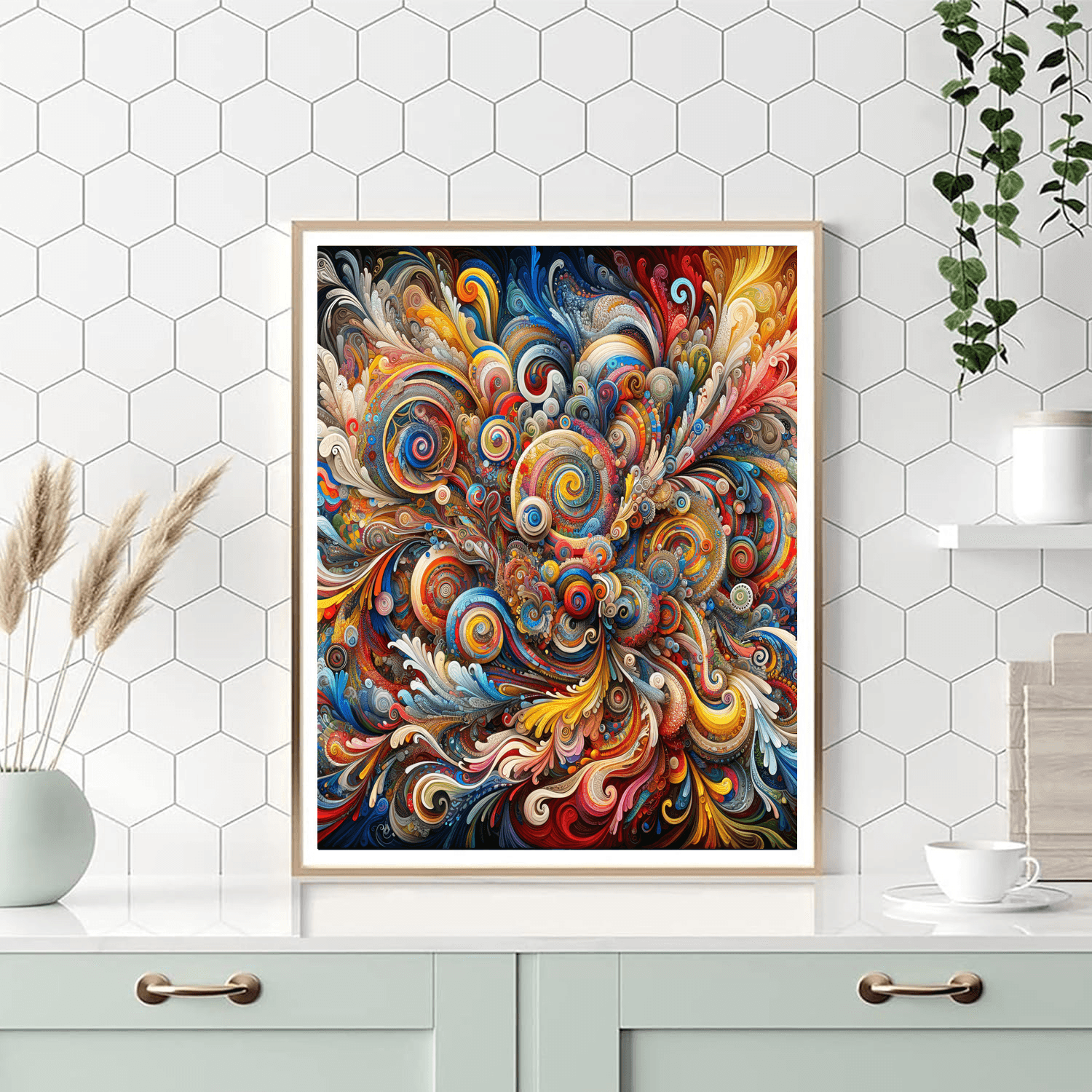 Colorful Bohemian Dreamscape Paint By Number