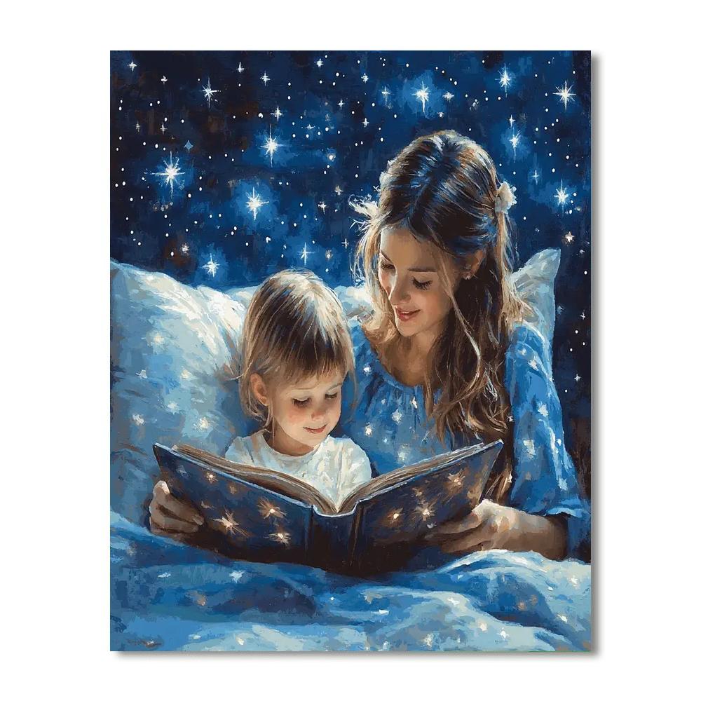 Reading Under The Stars Painting By Numbers Kit