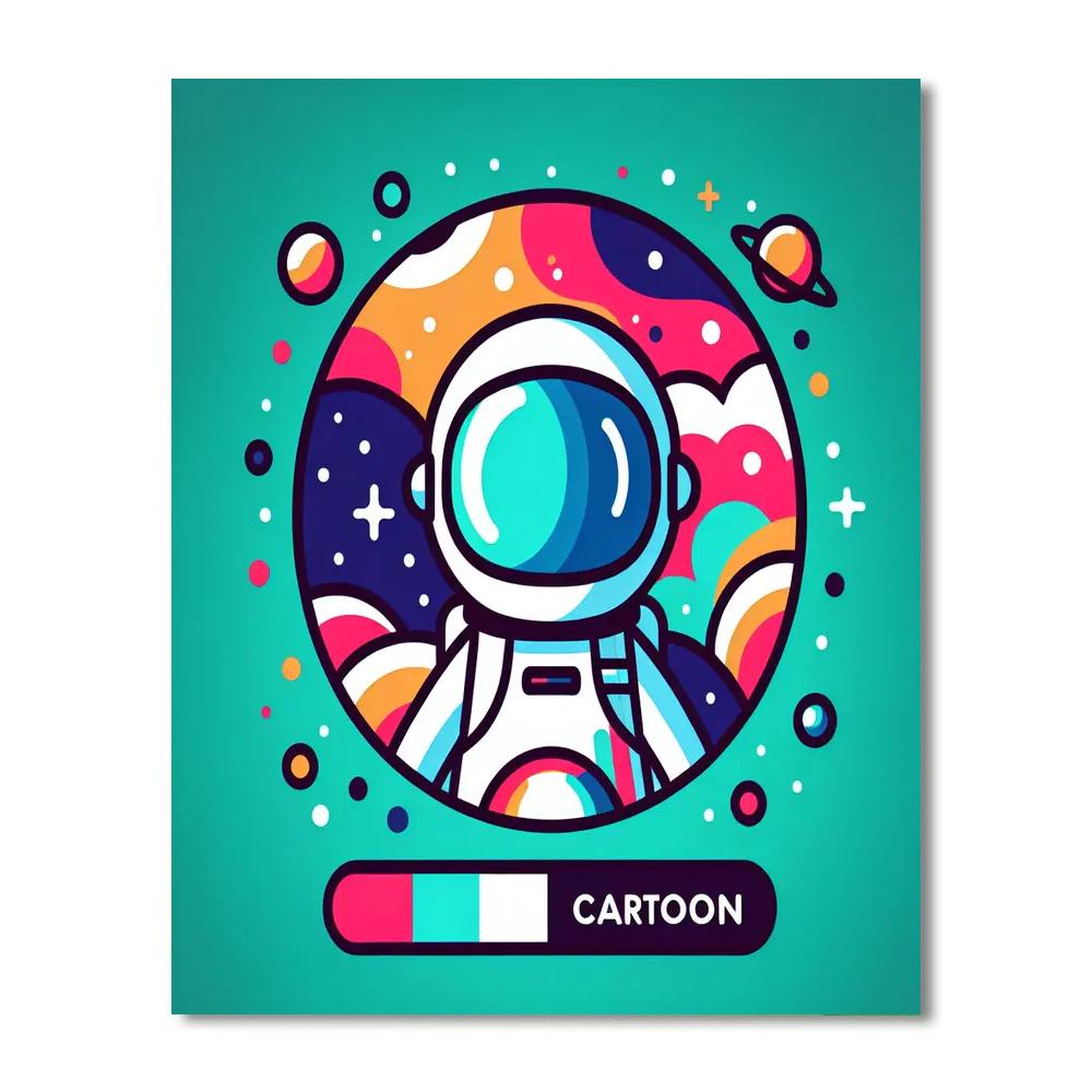 Adventure Space Odyssey Painting Number Kit