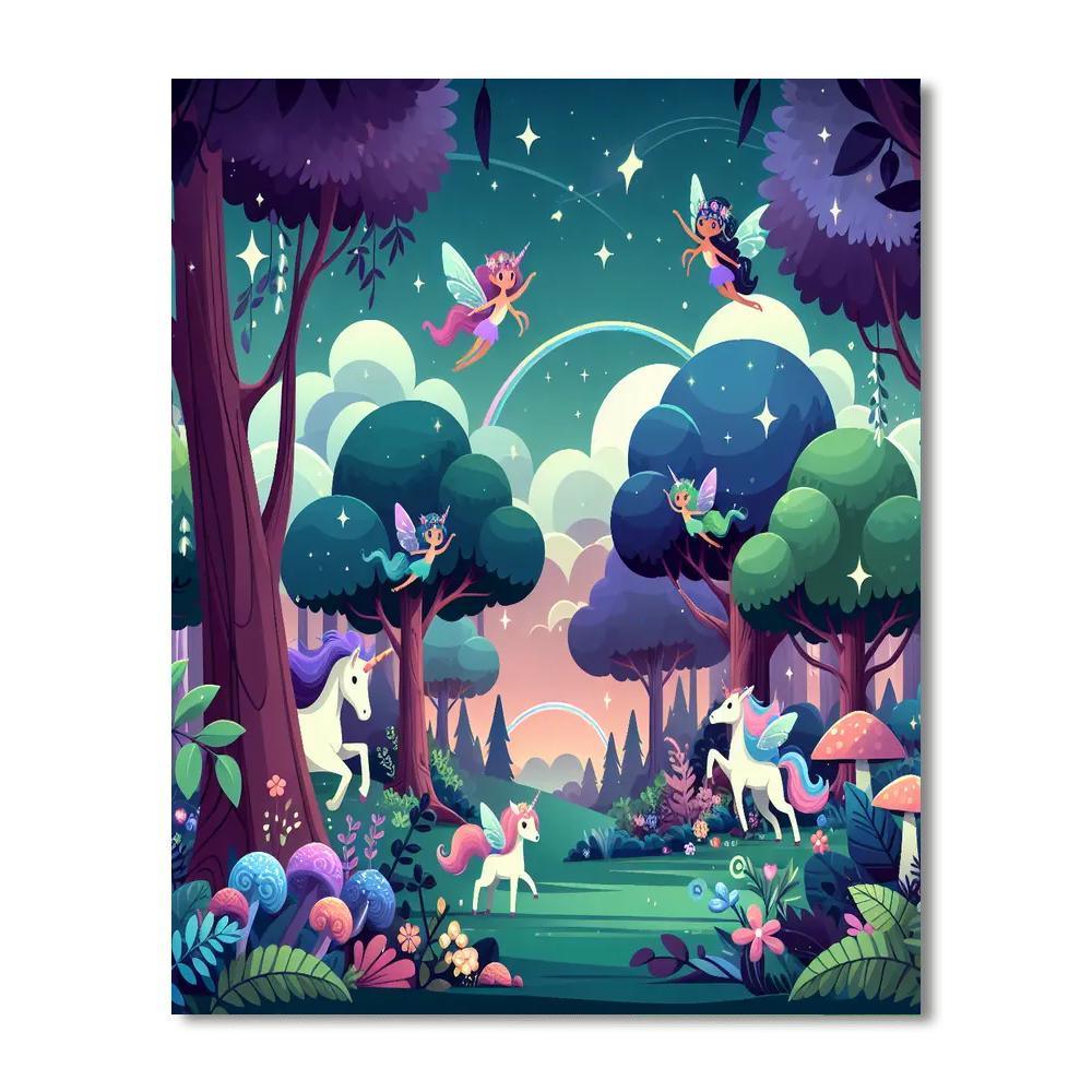 Journey To The Mystic Forest Paint By Number