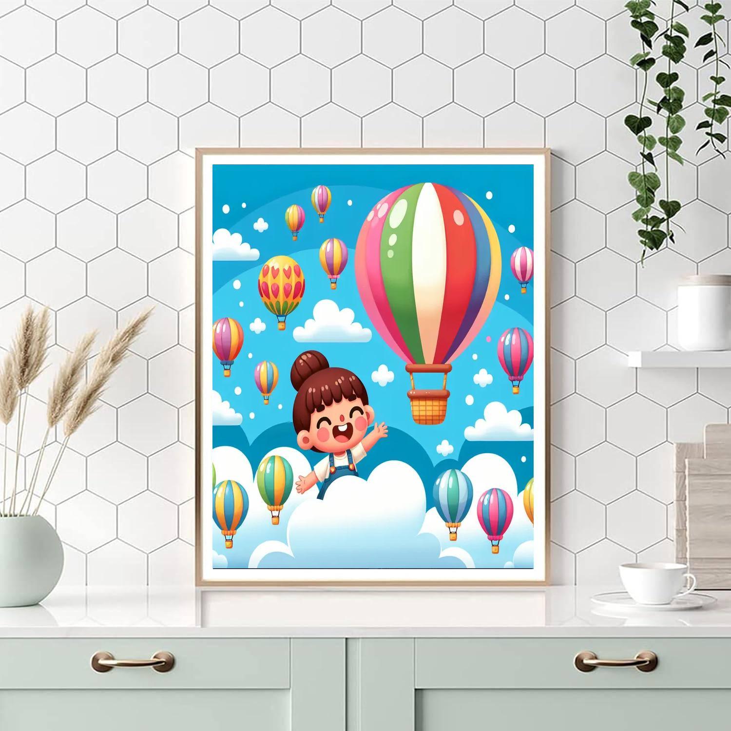 Floating Balloon Festival Paint By Numbers Kits