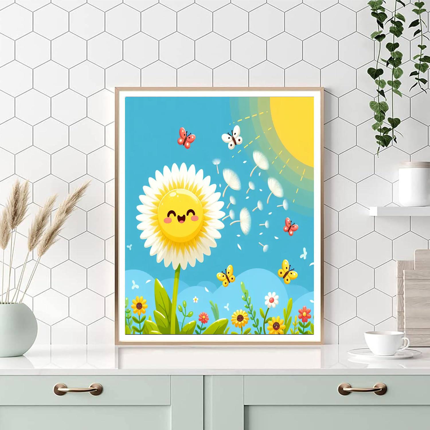 Dandy Dandelion Numbered Painting Kits
