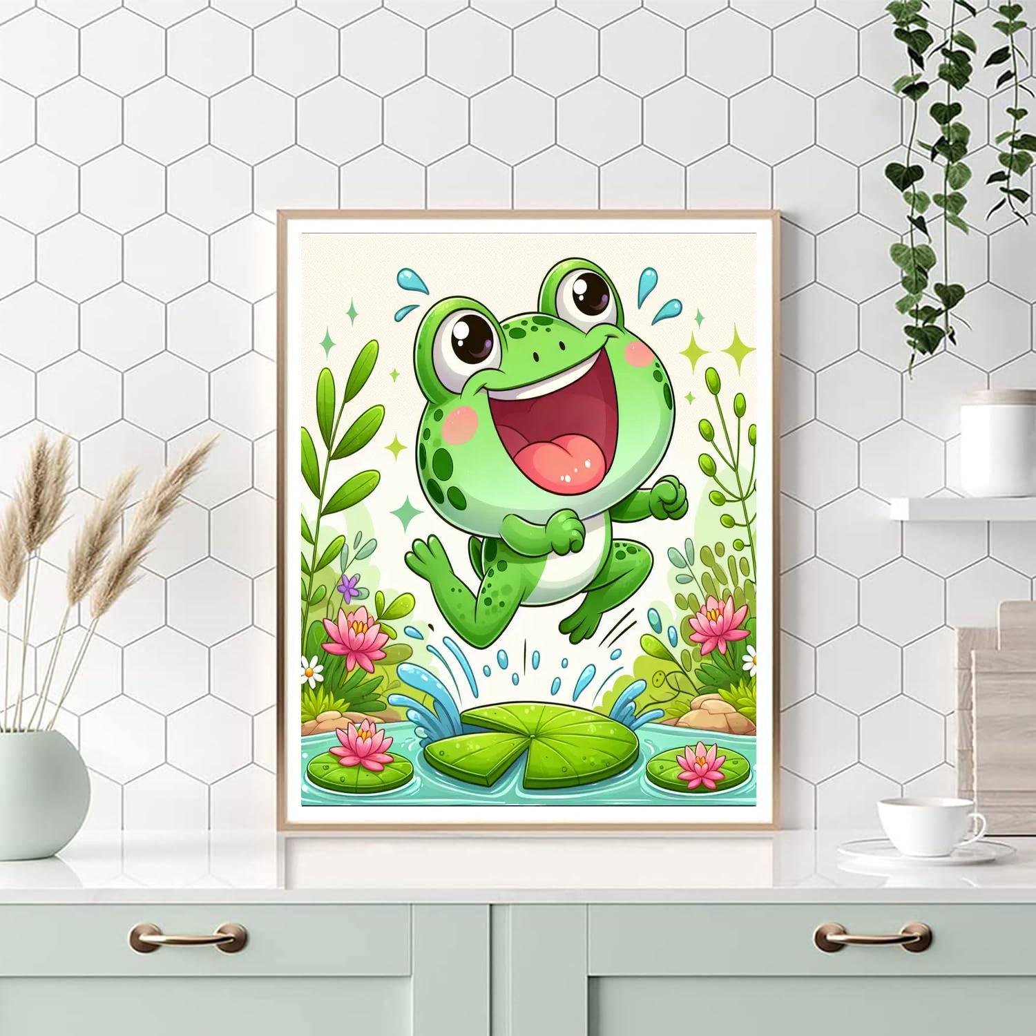 Lively Frog Paint By Color