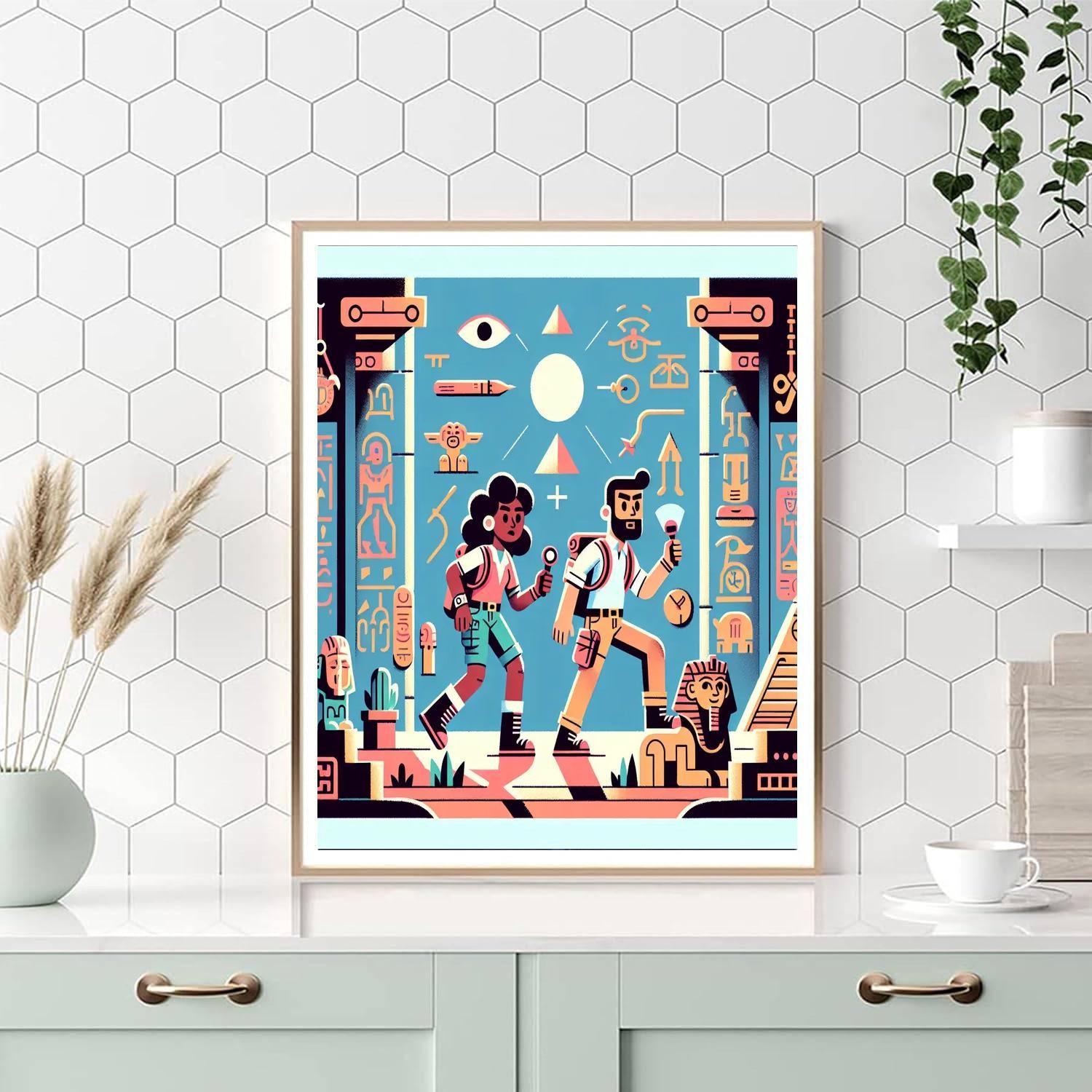 Ancient Temple Expedition Numbered Painting Kits