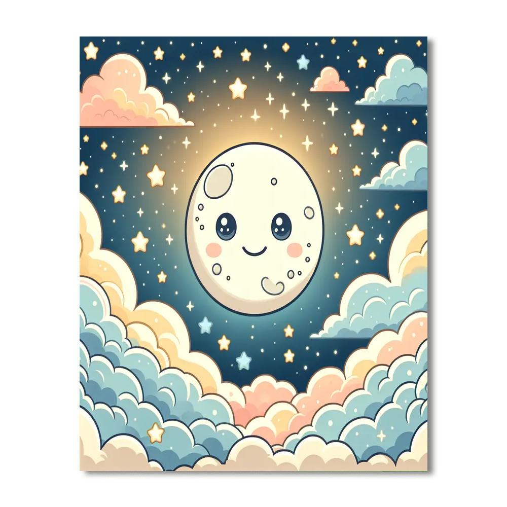 Lunar Lullaby Land Numbered Painting Kits