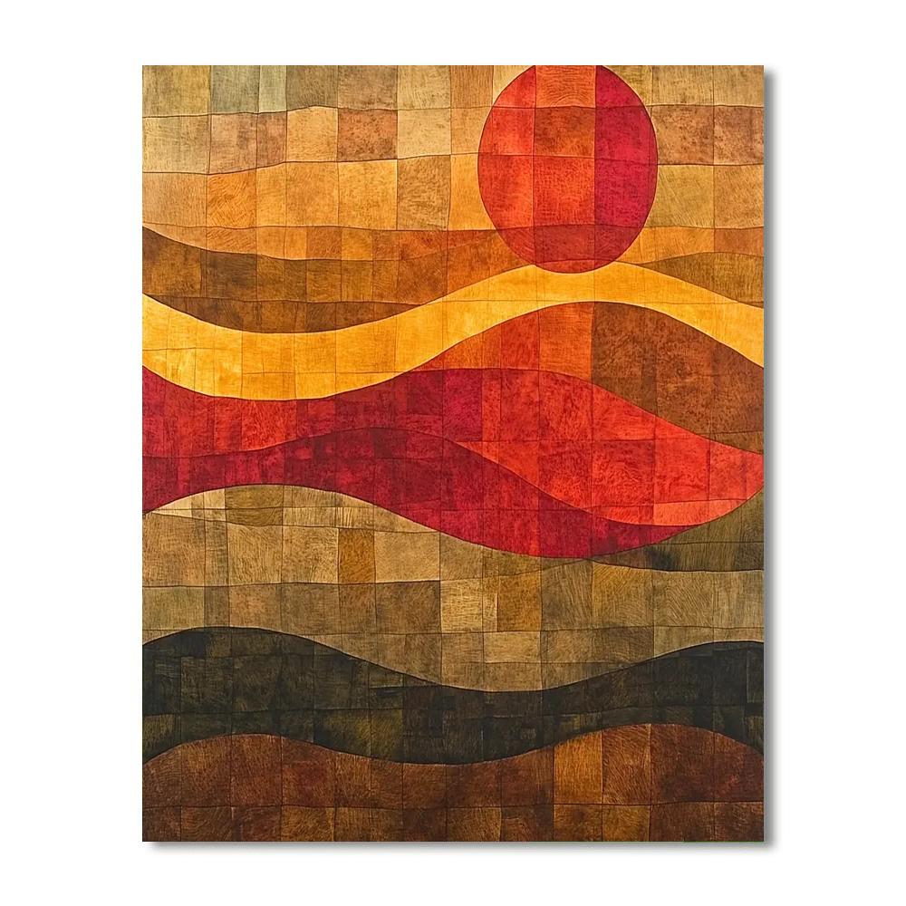 Paul Klee Inspired Layers Of Emotion  Paint By Number