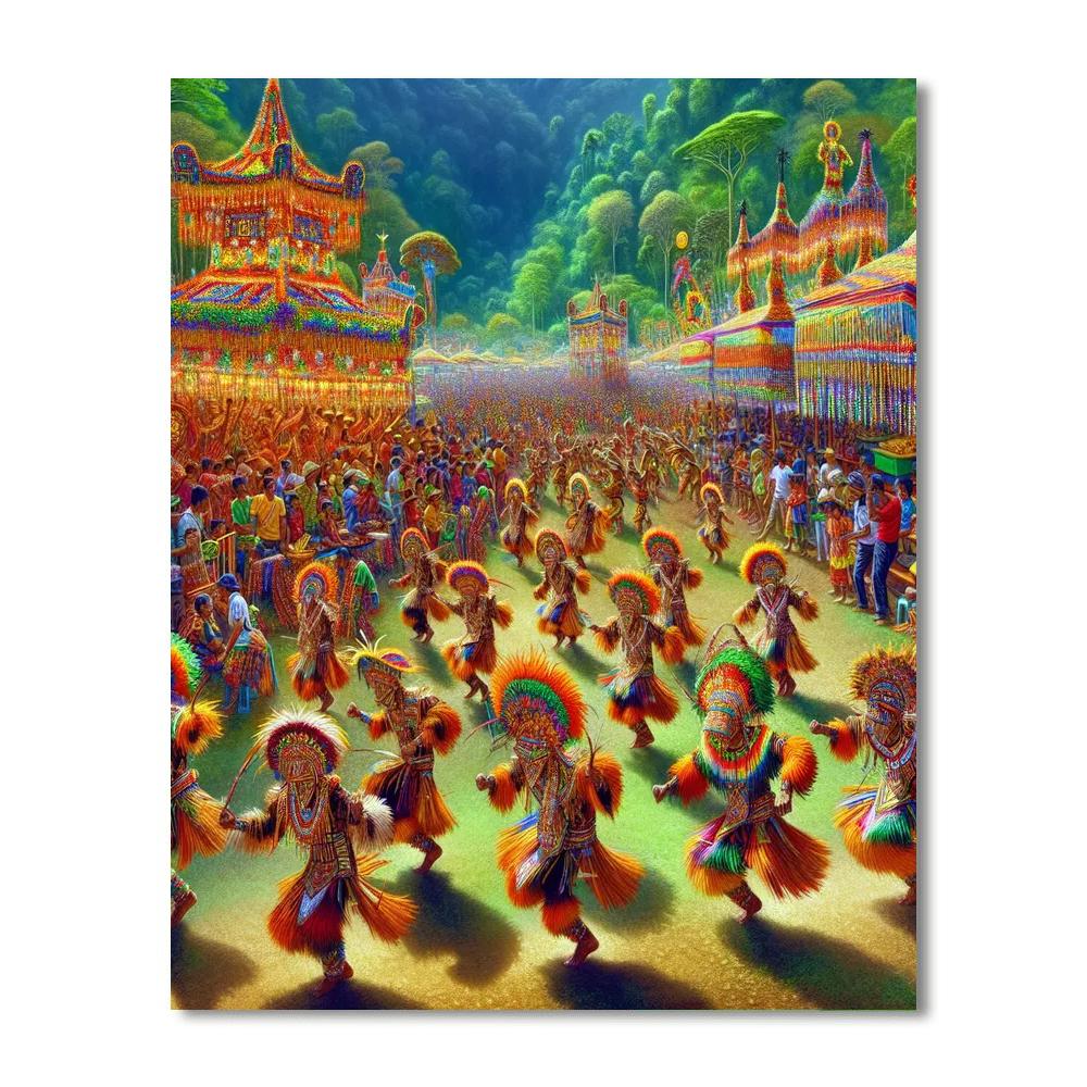 Yasuni Carnival Number Painting