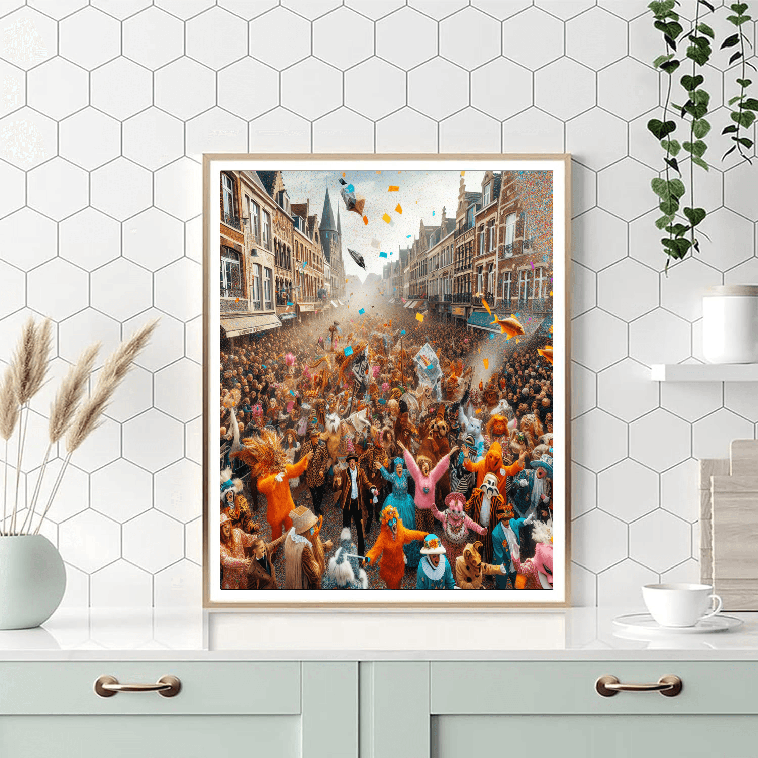 Carnival Of Dunkerque - France Number Painting