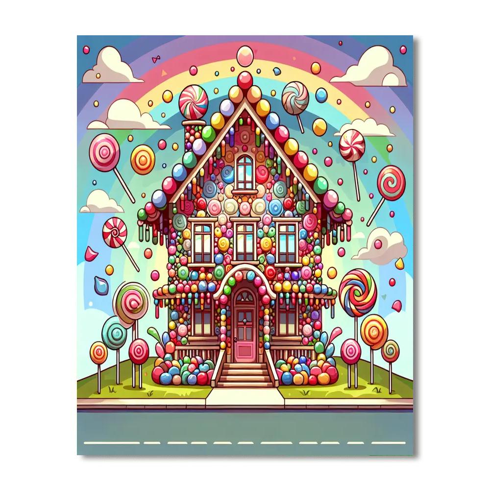 Candyland Journey Paint By Numbers