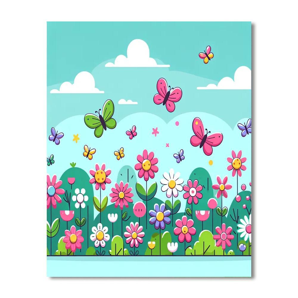 Garden Gala Paint By Numbers Art