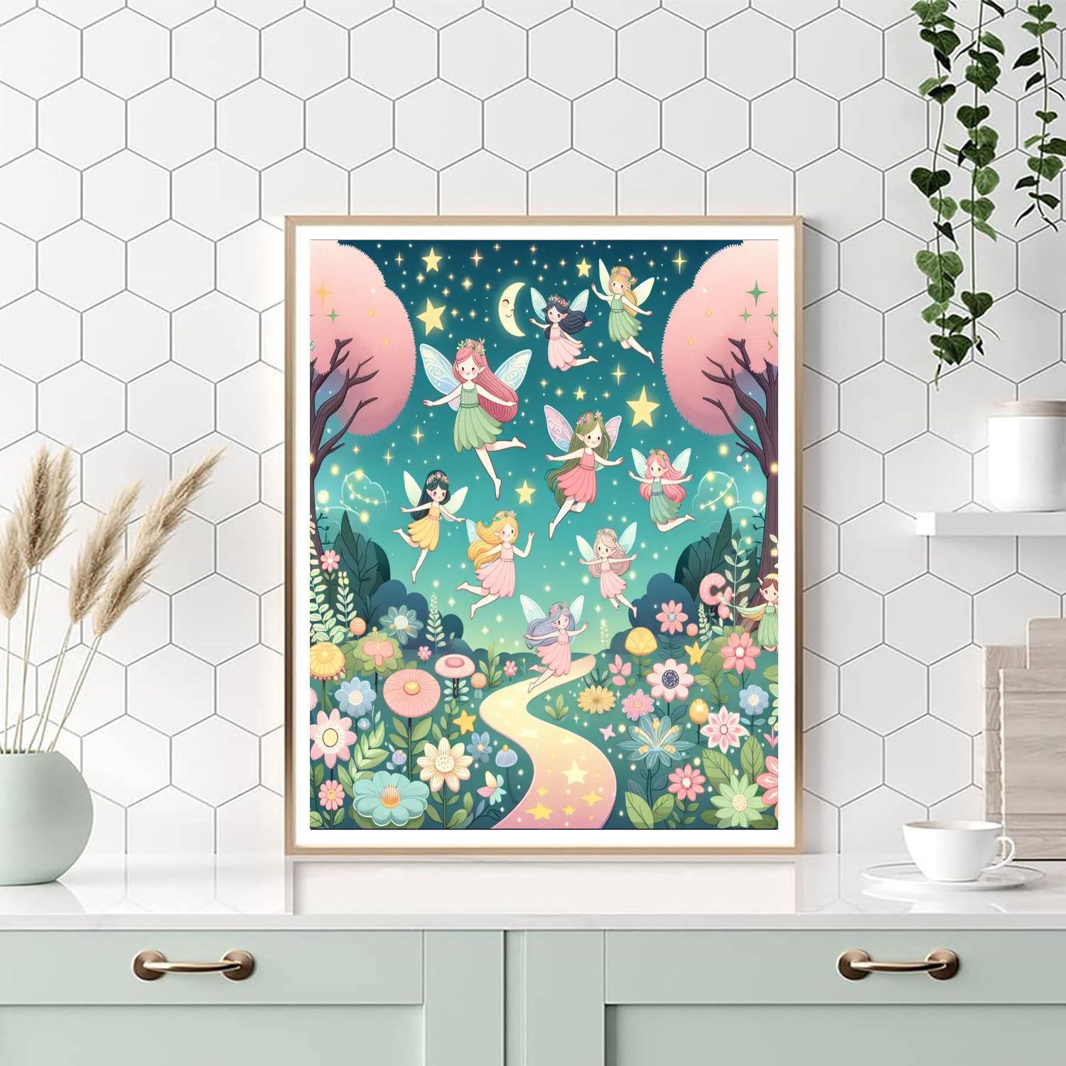 Garden Fairy Adventure Paint By Color
