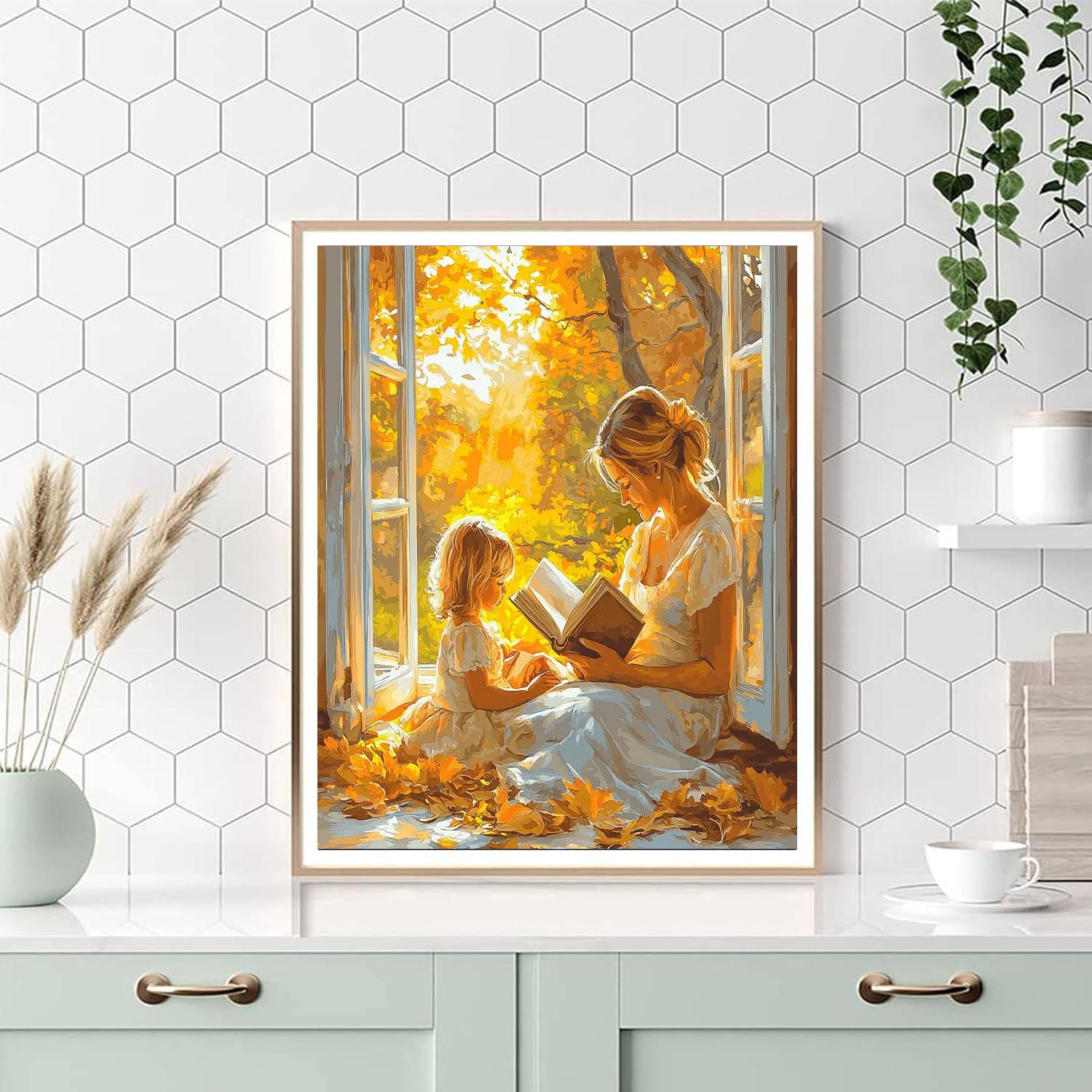 Golden Moments Of Motherhood Paint By Number