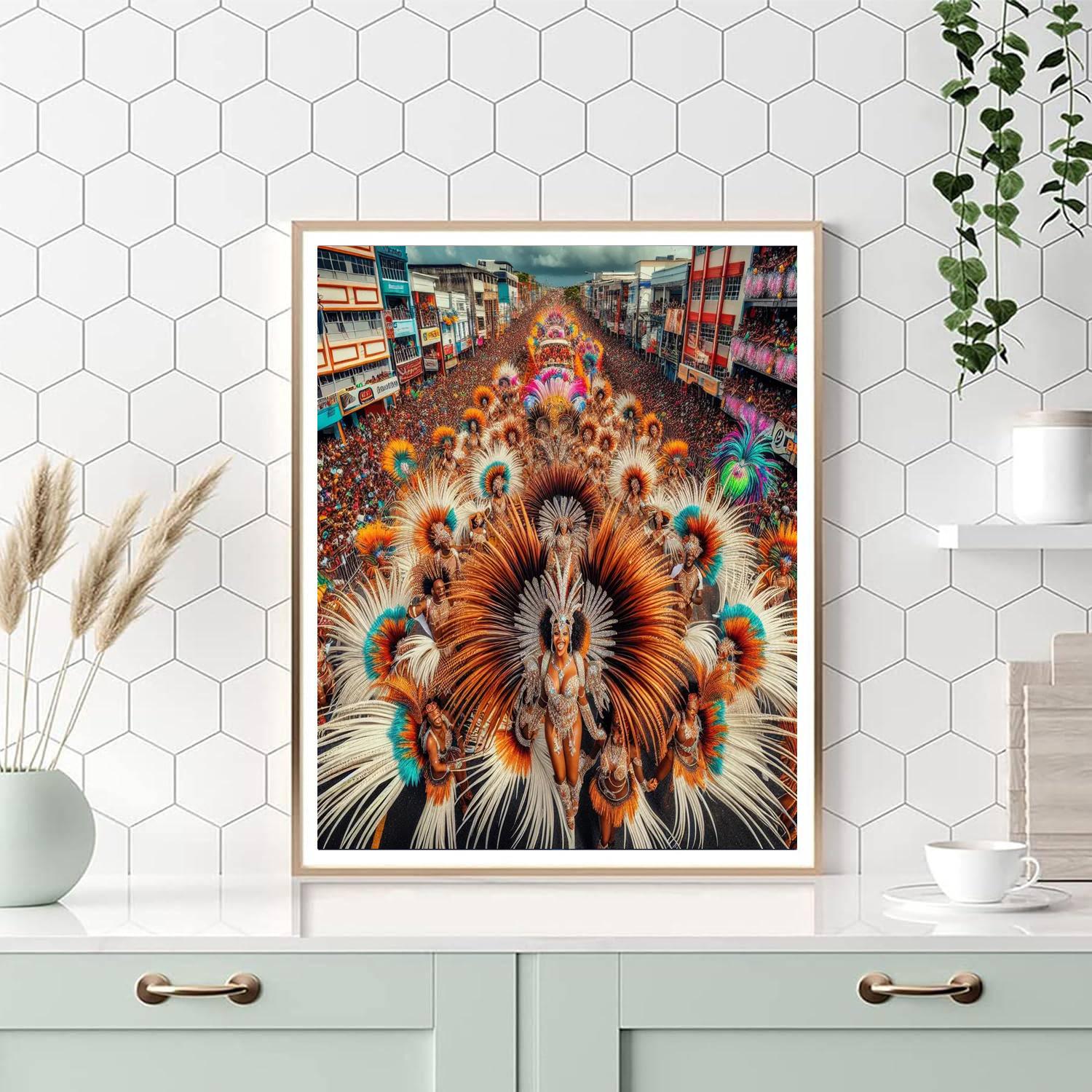 Karnival - Trinidad And Tobago Number Painting