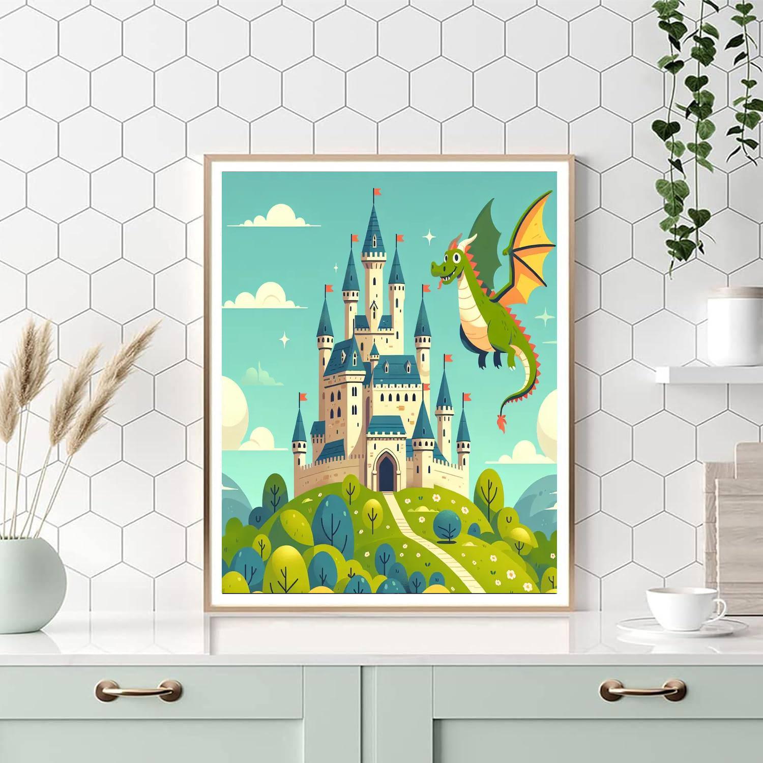 Magical Castle Escape Paint By Numbers