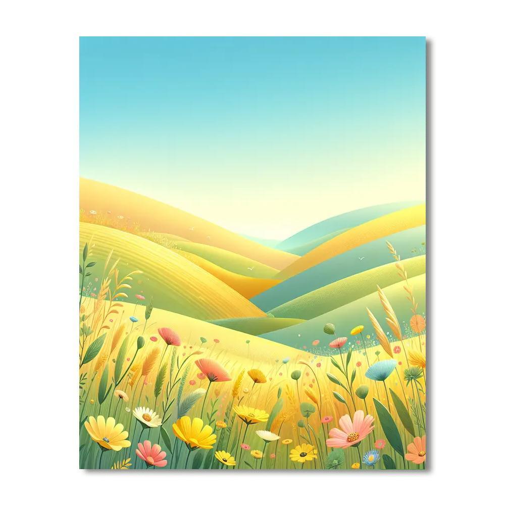 Gentle Summer Breeze Paint By Numbers Art