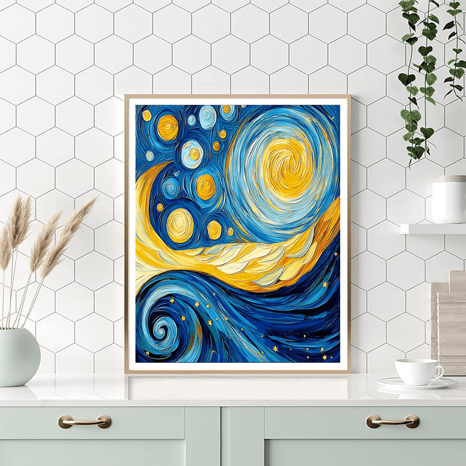 Vincent Van Gogh Inspired Solar Dance  Paint By Numbers