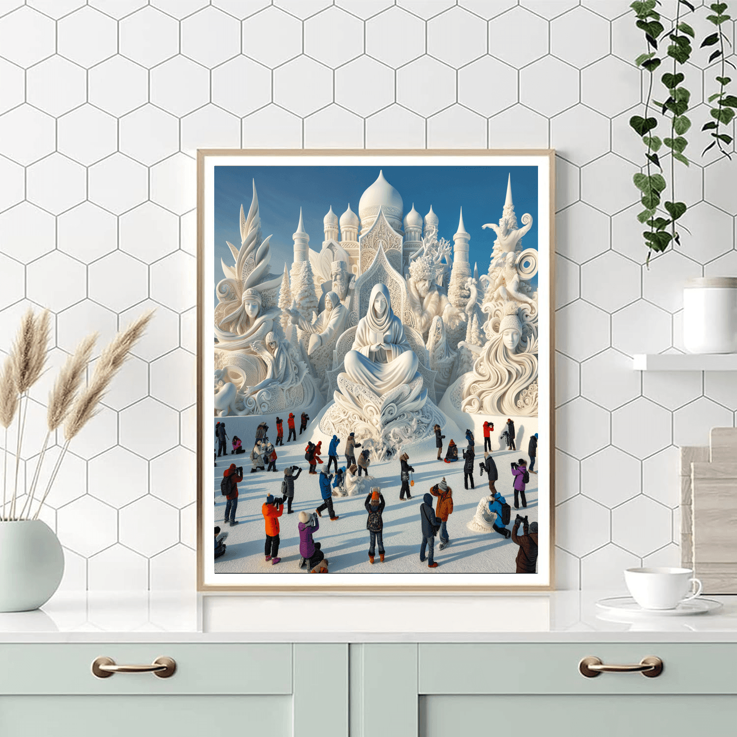 Snow Sculpture Competition - Canada Numbered Painting Kits