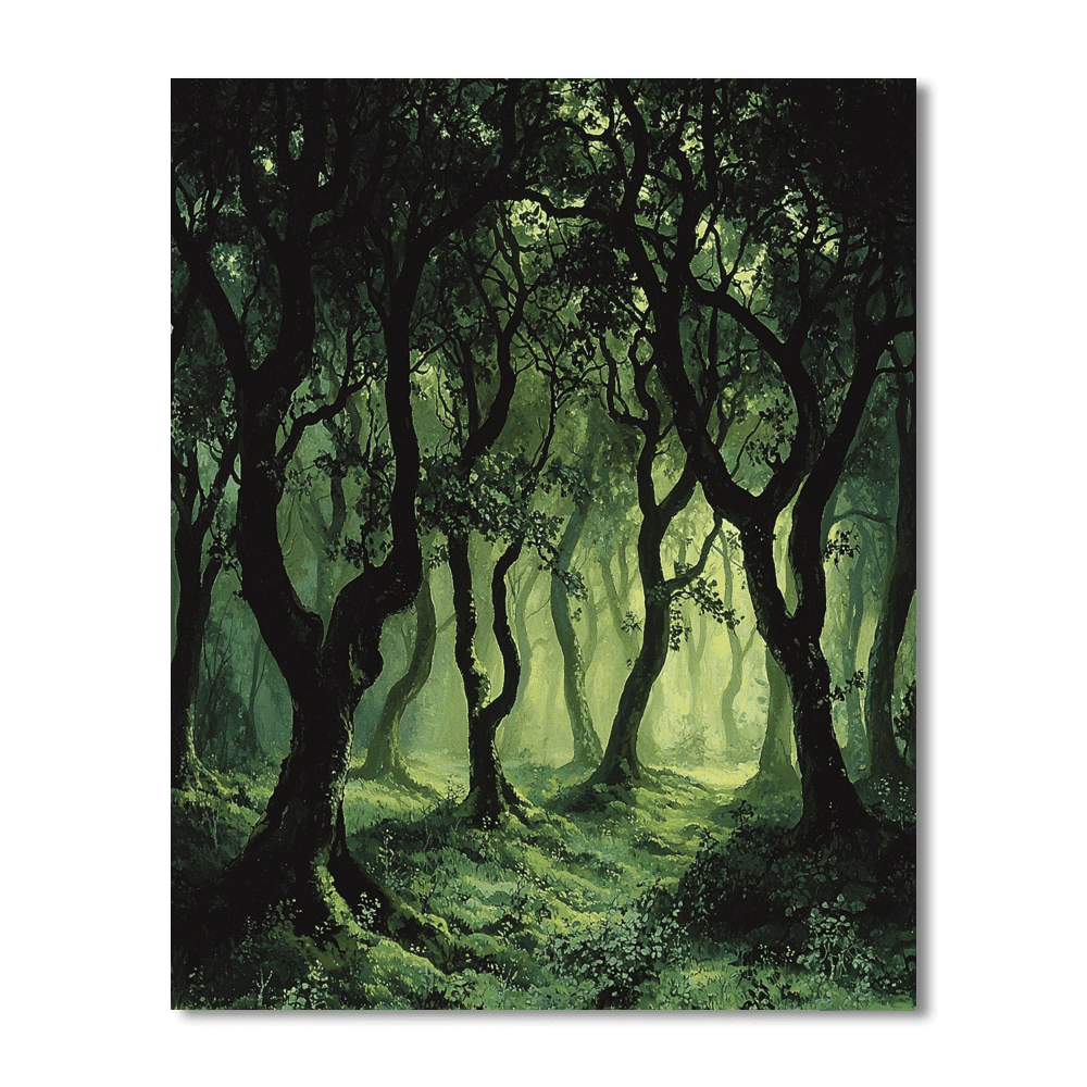John Constable Inspired Gothic Forest Whispers  Paint By Numbers Kits