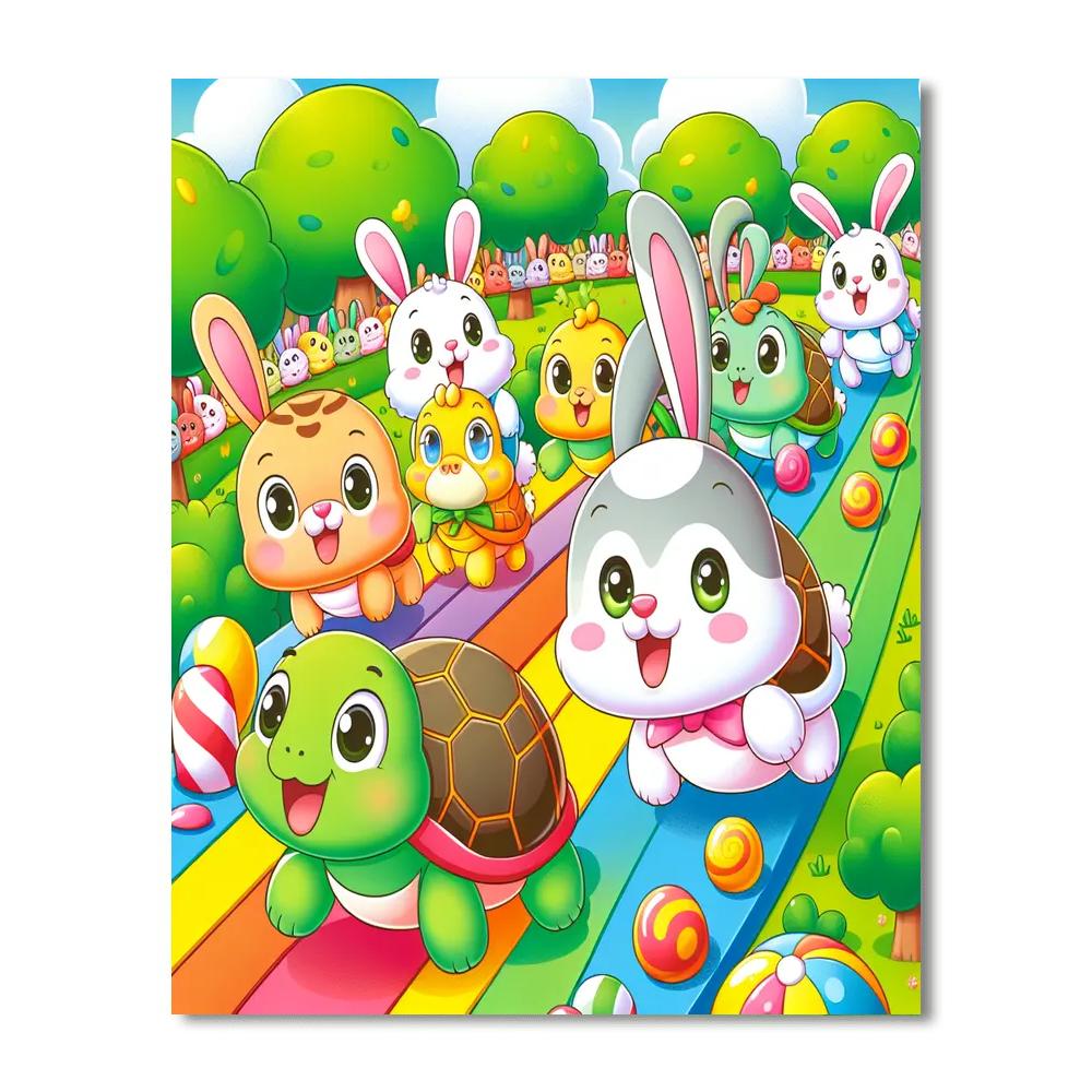 Fantastic Animal Race Paint By Numbers Kits