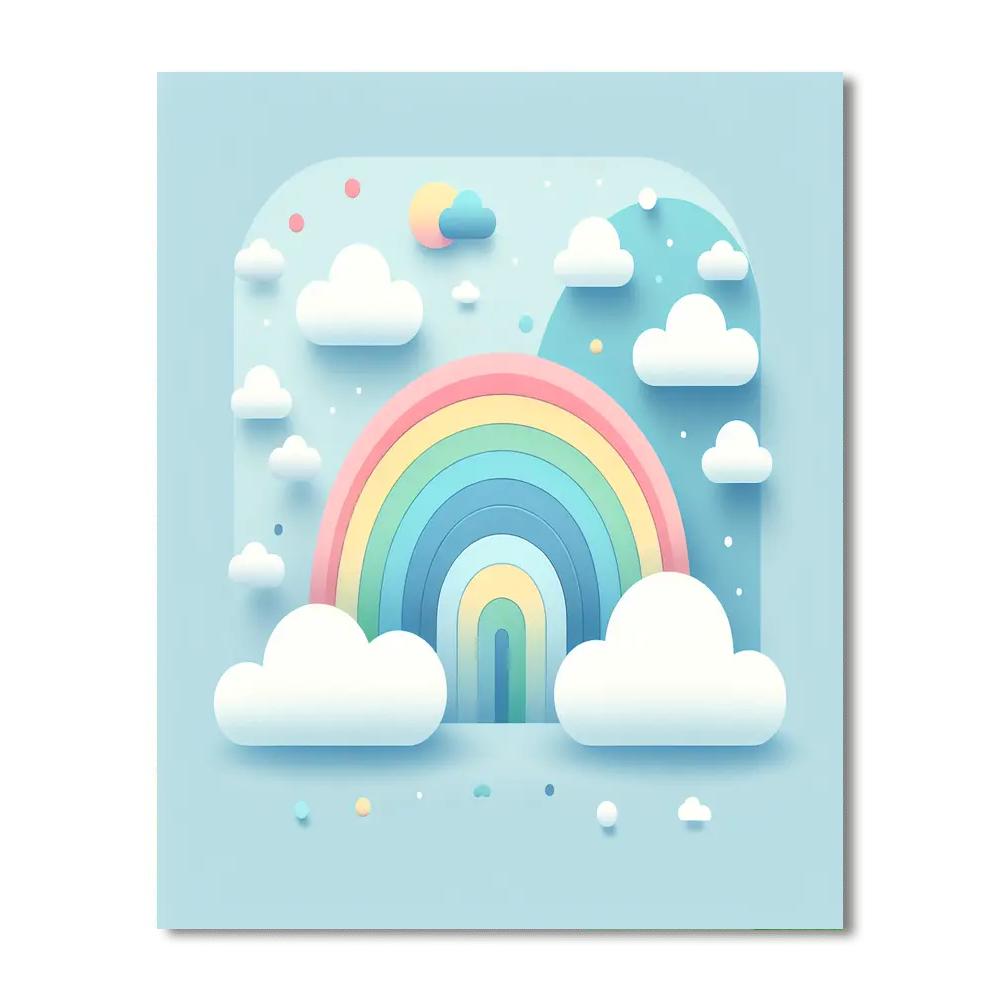 Dreamy Cloud Land Numbered Painting Kits