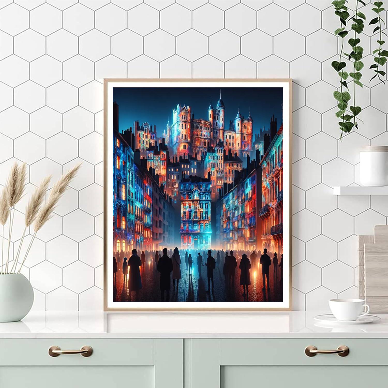 Festivals Of Lights - Lyon Numbered Painting Kits