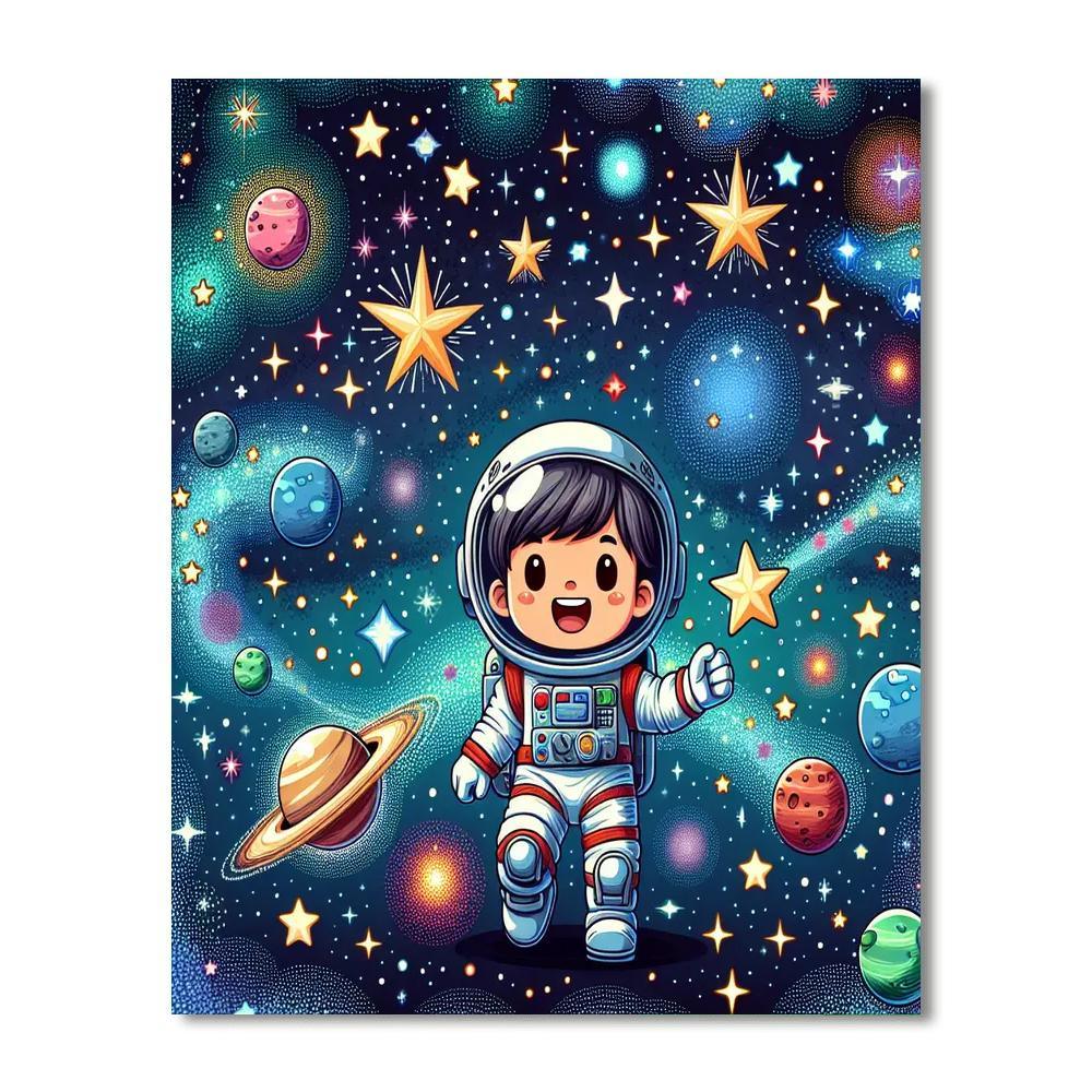 Galactic Star Adventure Paint By Numbers Kits