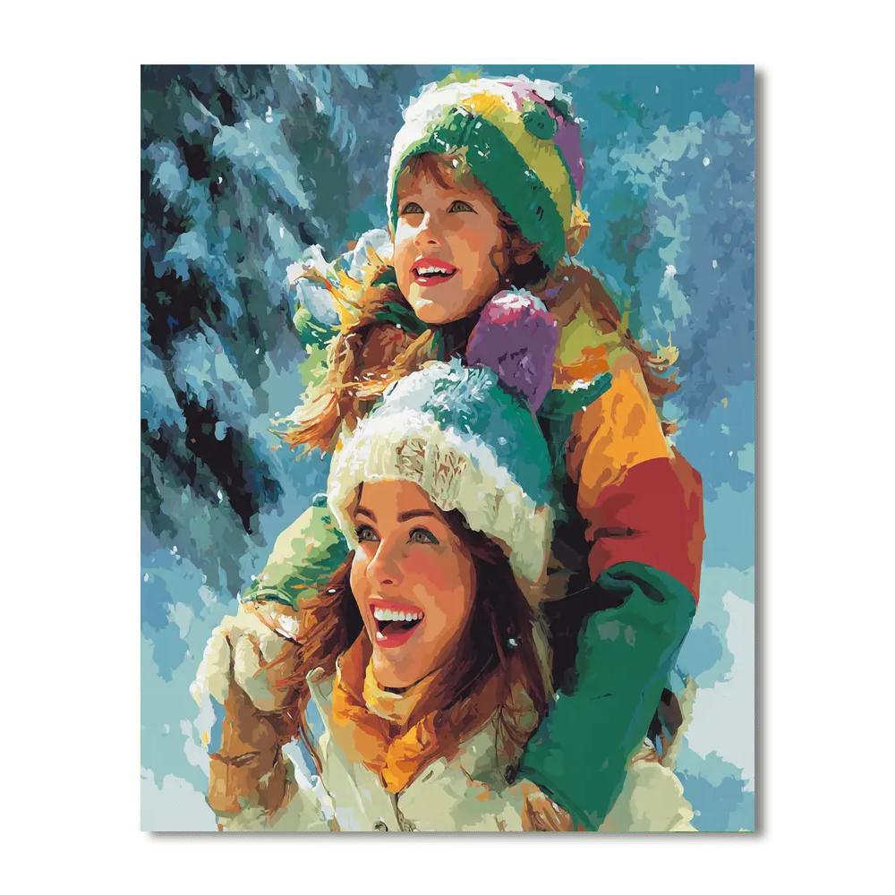 A Cozy Winter's Day Paint By Number