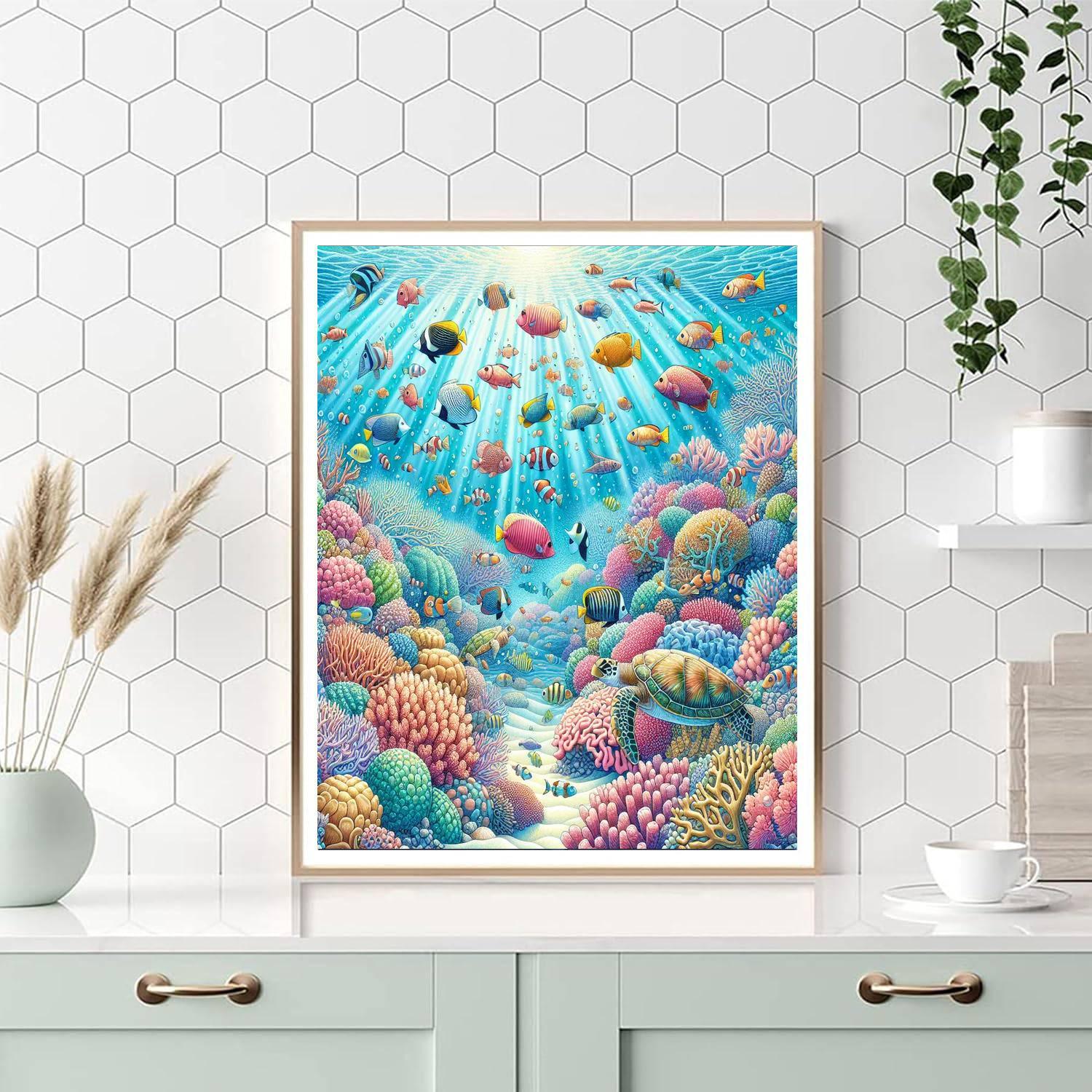 Underwater Reef Paradise Paint By Number