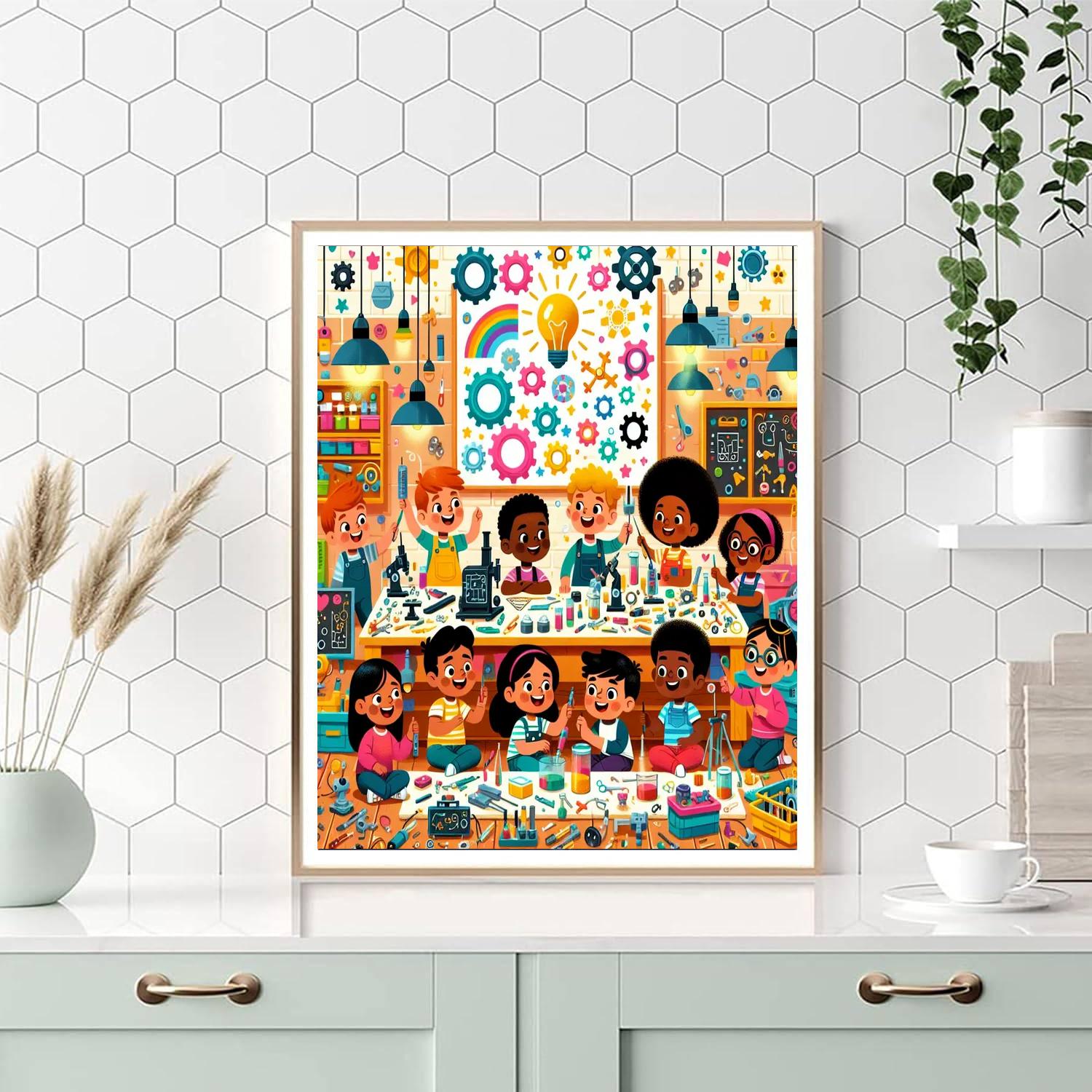 Incredible Inventors Club Numbered Painting Kits