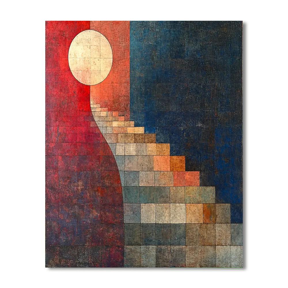 Paul Klee Inspired Fusion Of Forms  Paint By Number