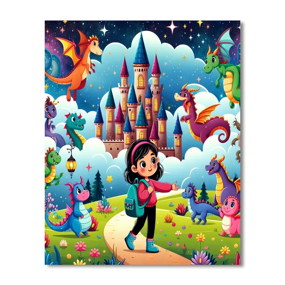 Fairy Tale Fantasy Land Paint By Numbers Kits