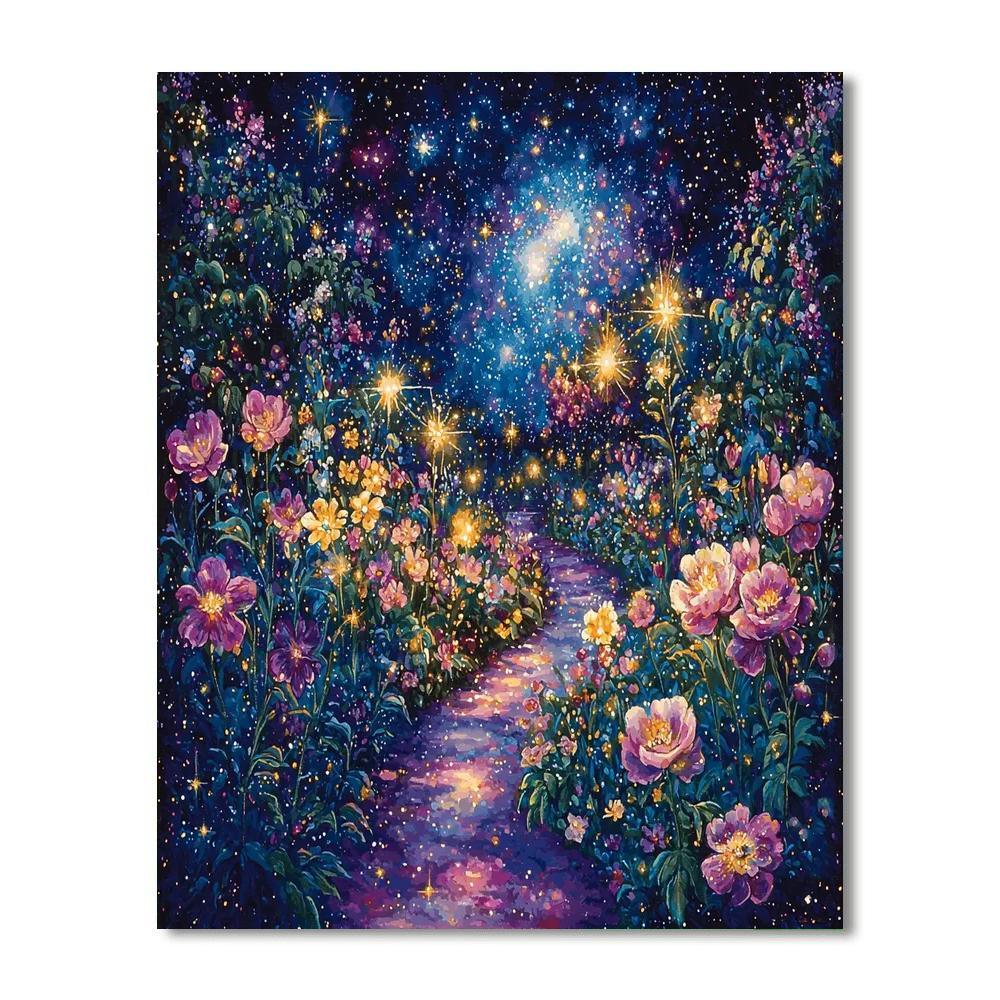 Georges Seurat Inspired Celestial Garden Of Lights  Paint By Numbers Kits