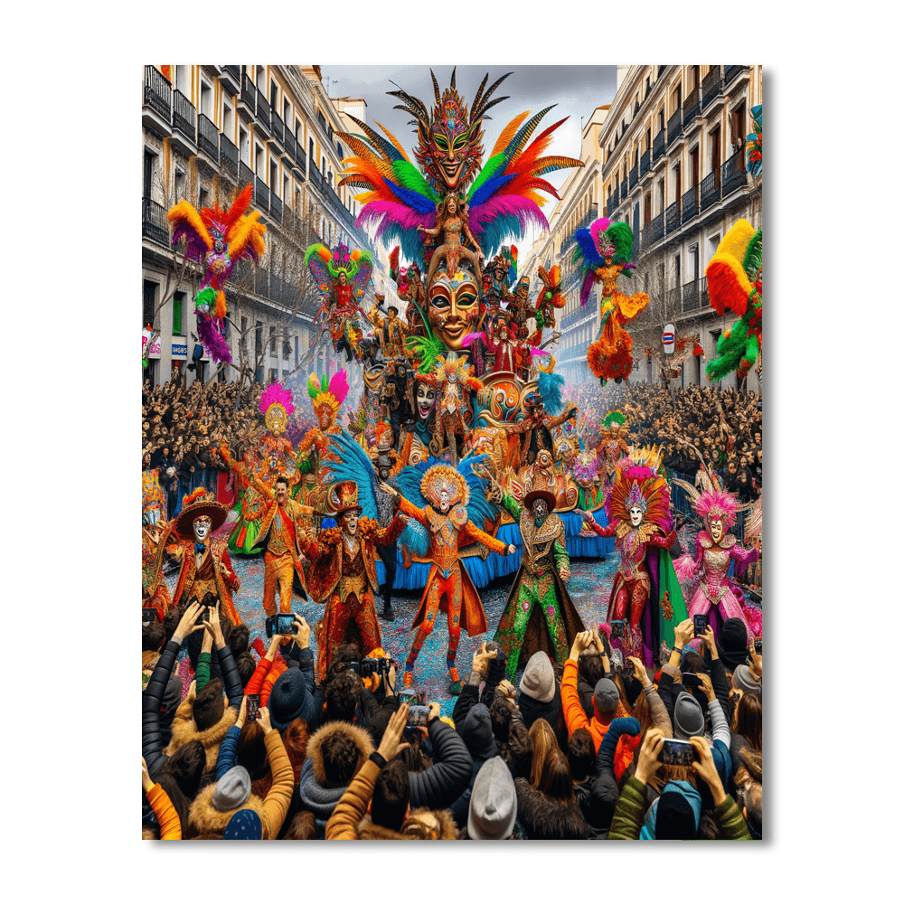 Madrid Carnival Paint By Numbers Kits