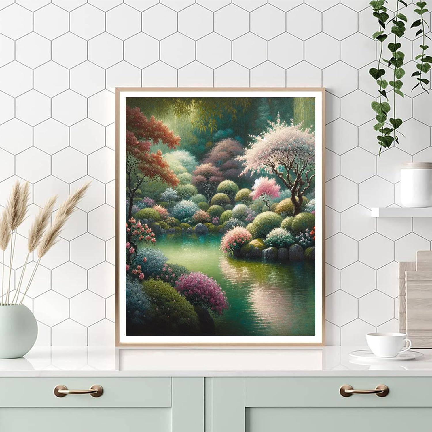 Harmonious Garden Escape DIY Paint By Numbers