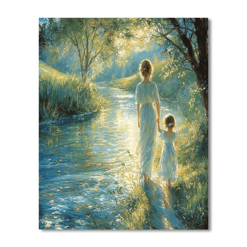 Love's Gentle Stream Numbered Painting Kits
