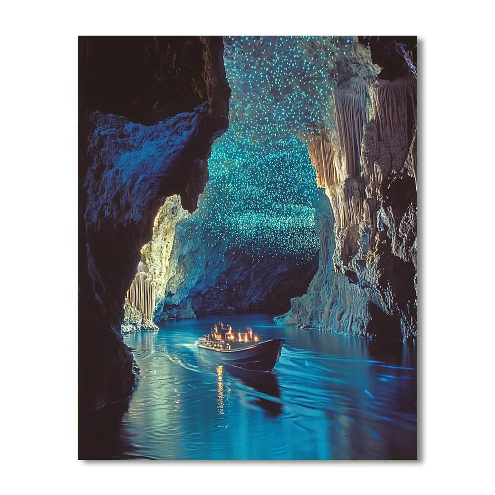 Waitomo Glowworm Caves - Waikato Number Painting