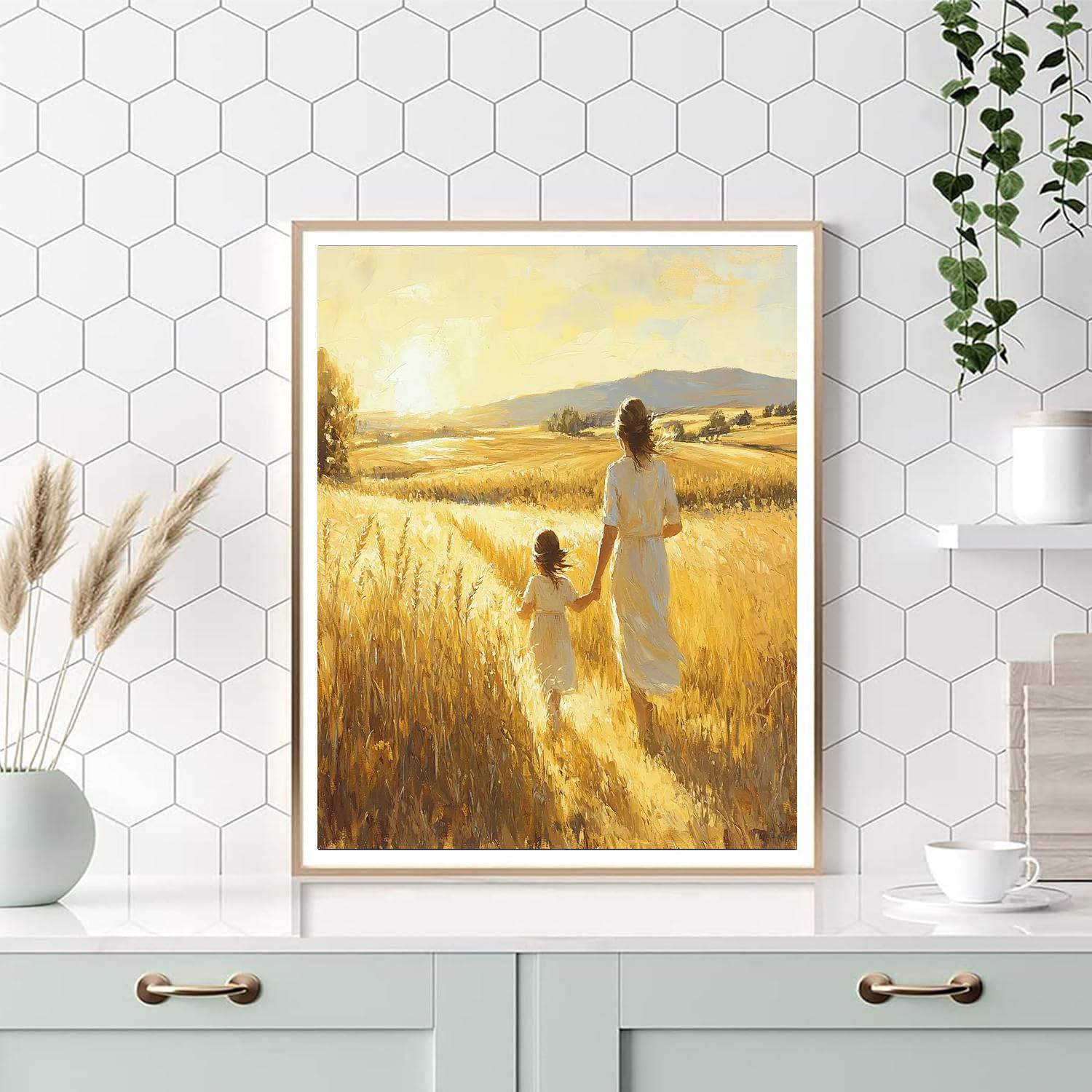 Whispering Fields Of Gold Paint By Color