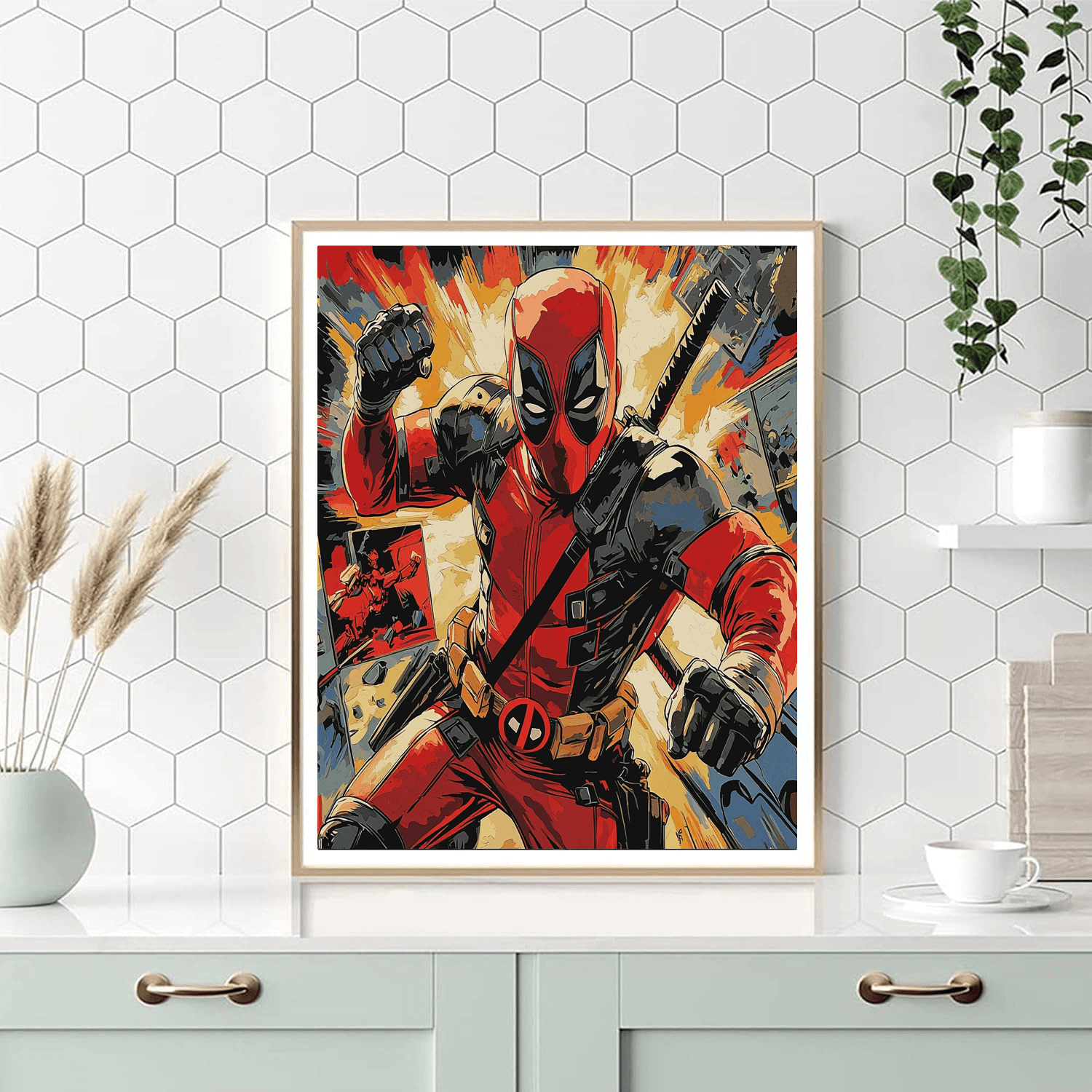 Ryan Reynolds: The Hilarious Heroism Of Deadpool Paint By Numbers