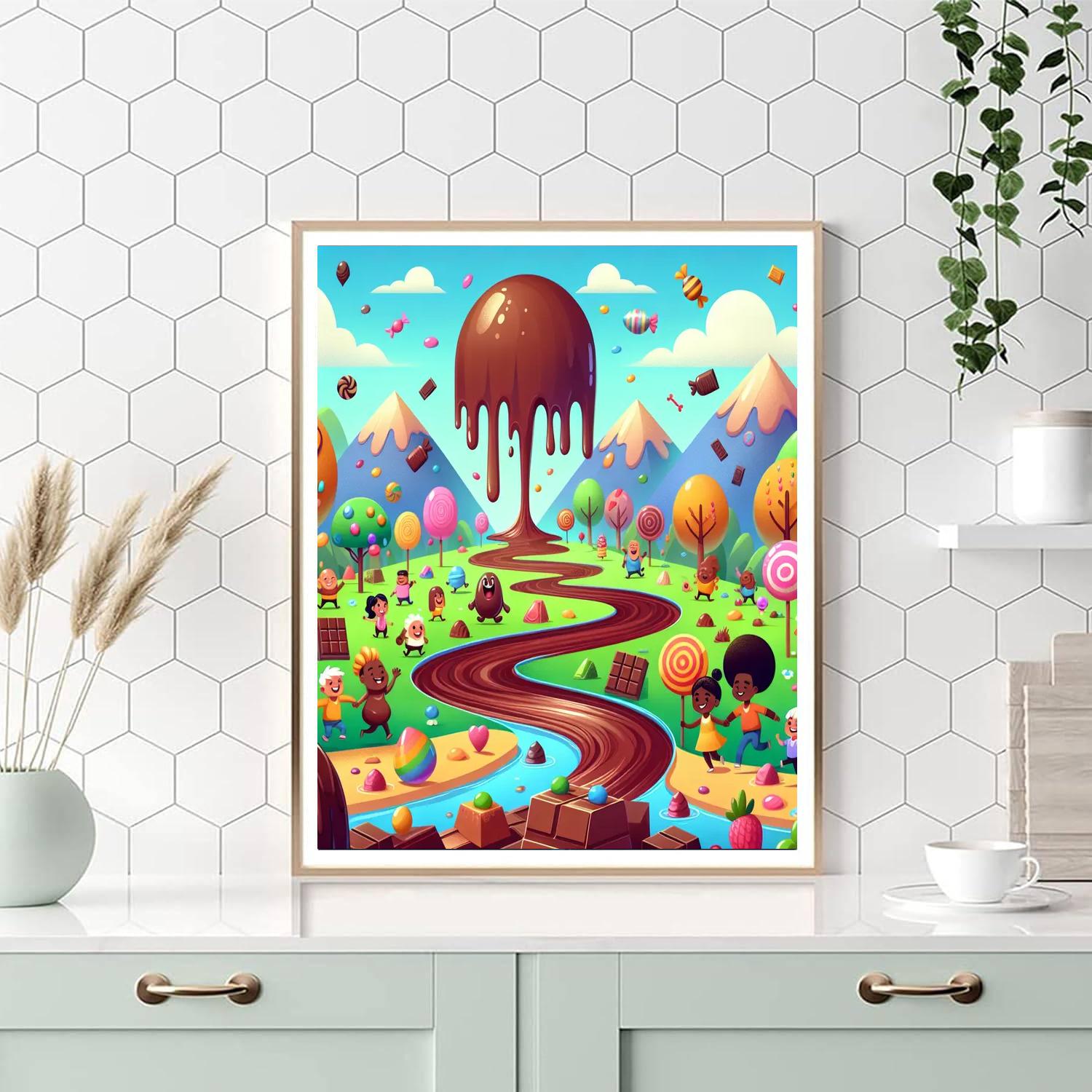 Charming Chocolate Wonderland Paint By Color