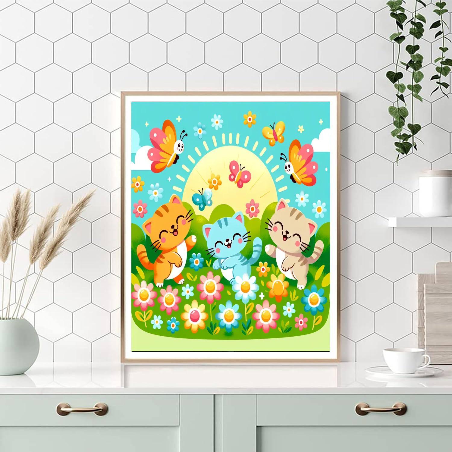 Creative Kittens Painting By Numbers Kit