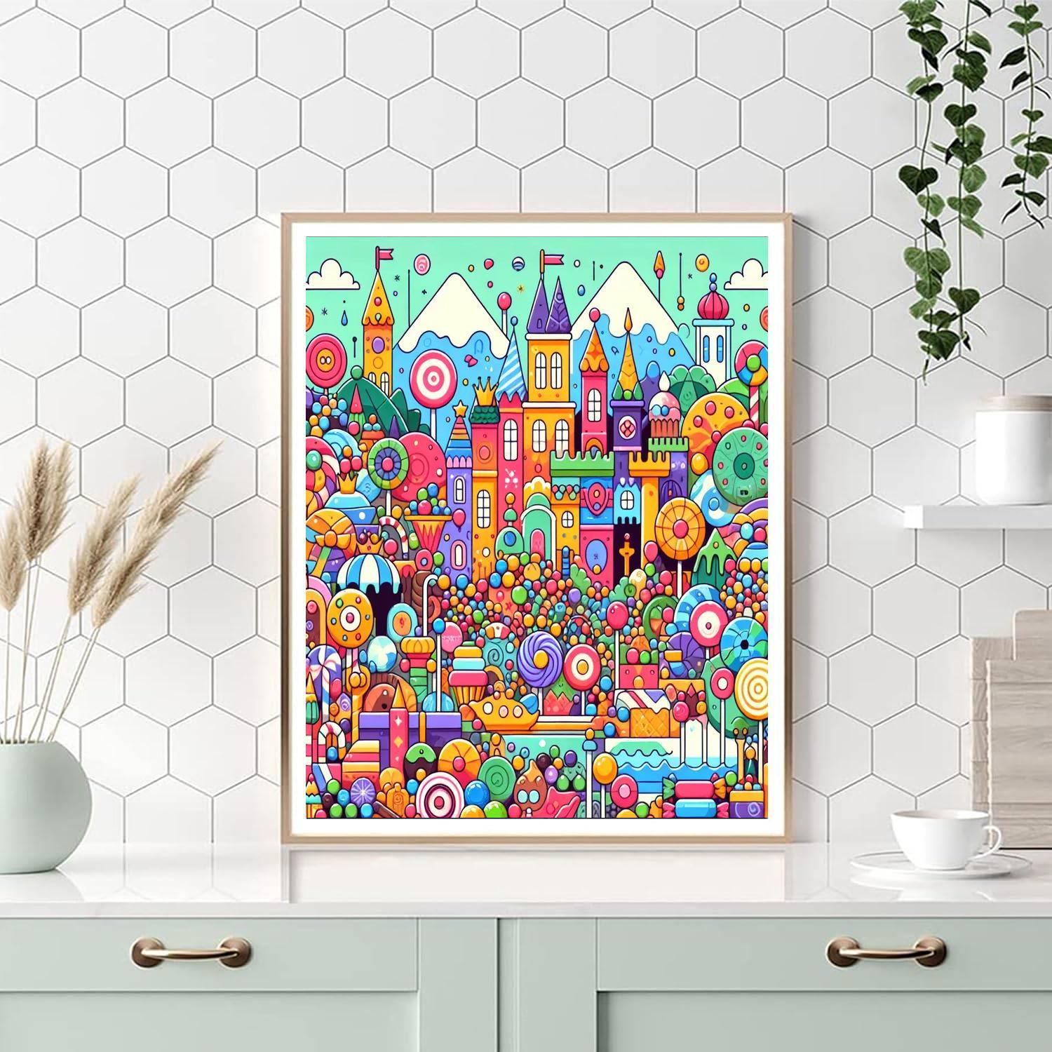 Candy Kingdom Number Painting
