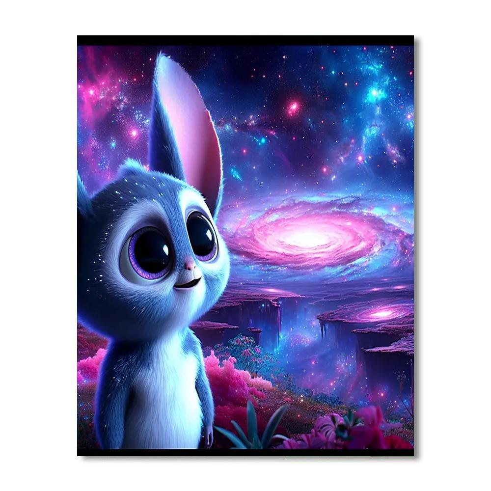 Stitch's Galaxy Adventure Numbered Painting Kits