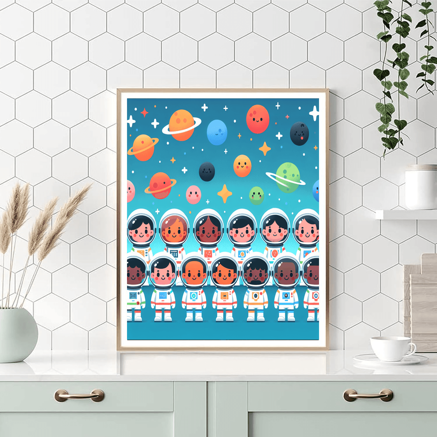 Astronaut Pioneers Paint By Number