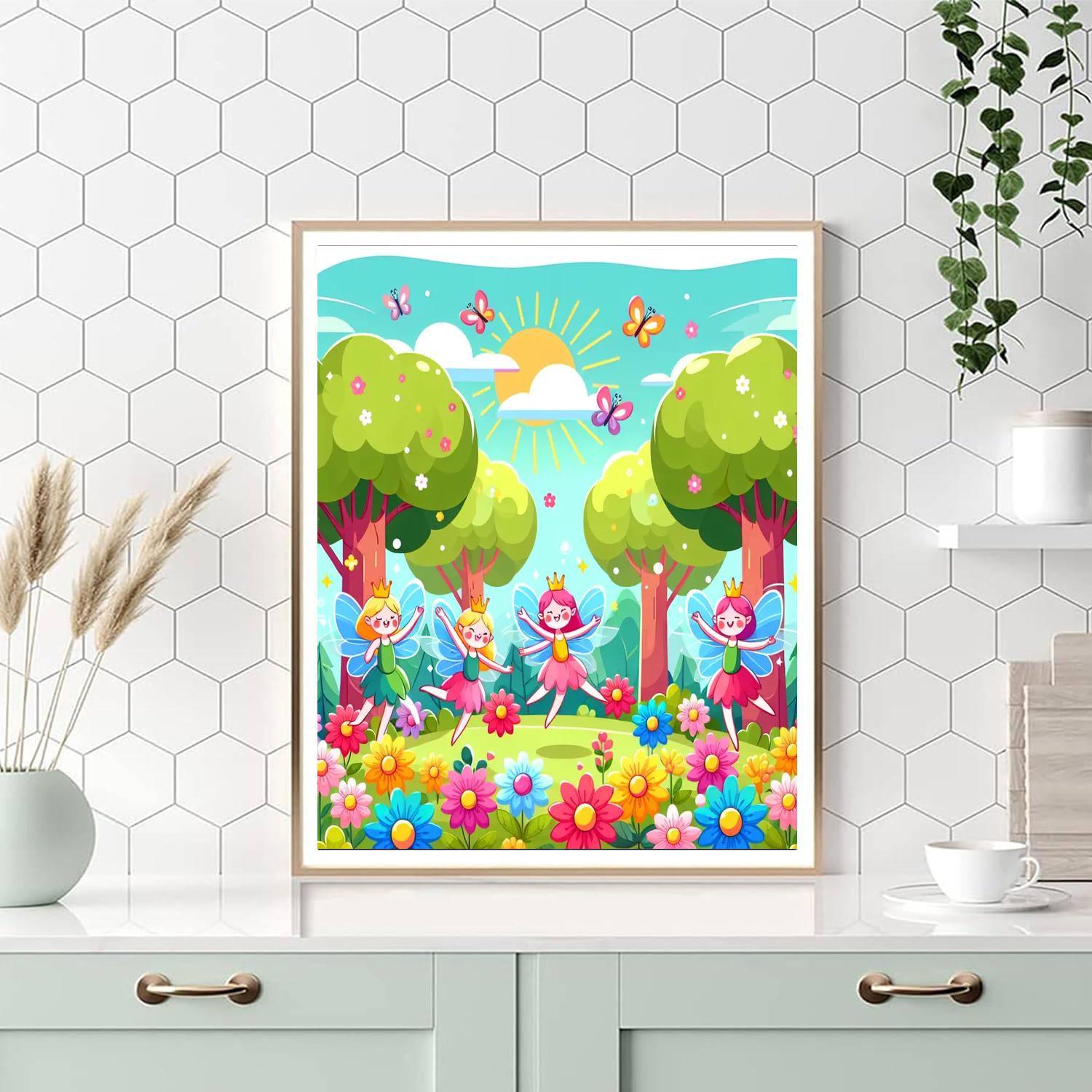 Fantastic Fairy Tale Forest Painting By Numbers Kit